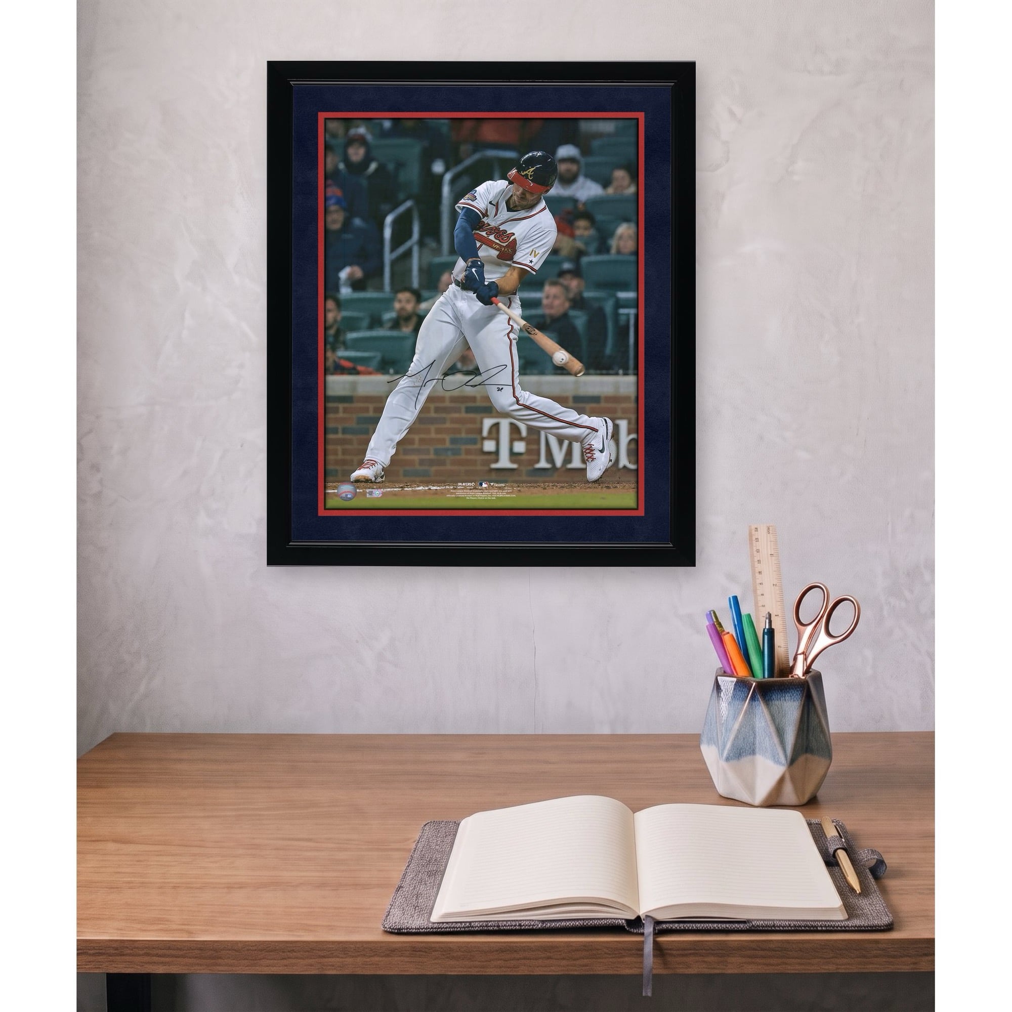 Matt Olson Atlanta Braves Autographed 16'' x 20'' Hitting Photograph