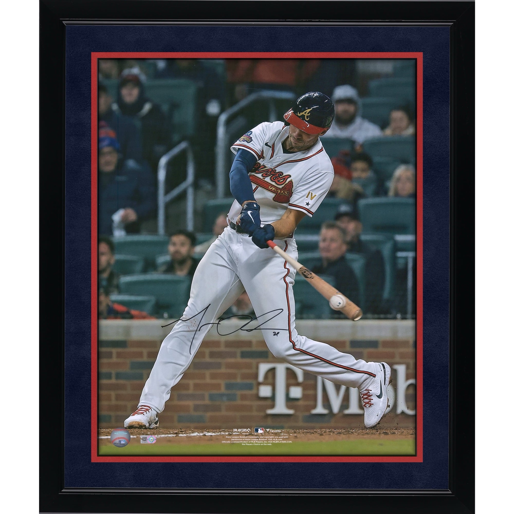 Matt Olson Atlanta Braves Autographed 16'' x 20'' Hitting Photograph
