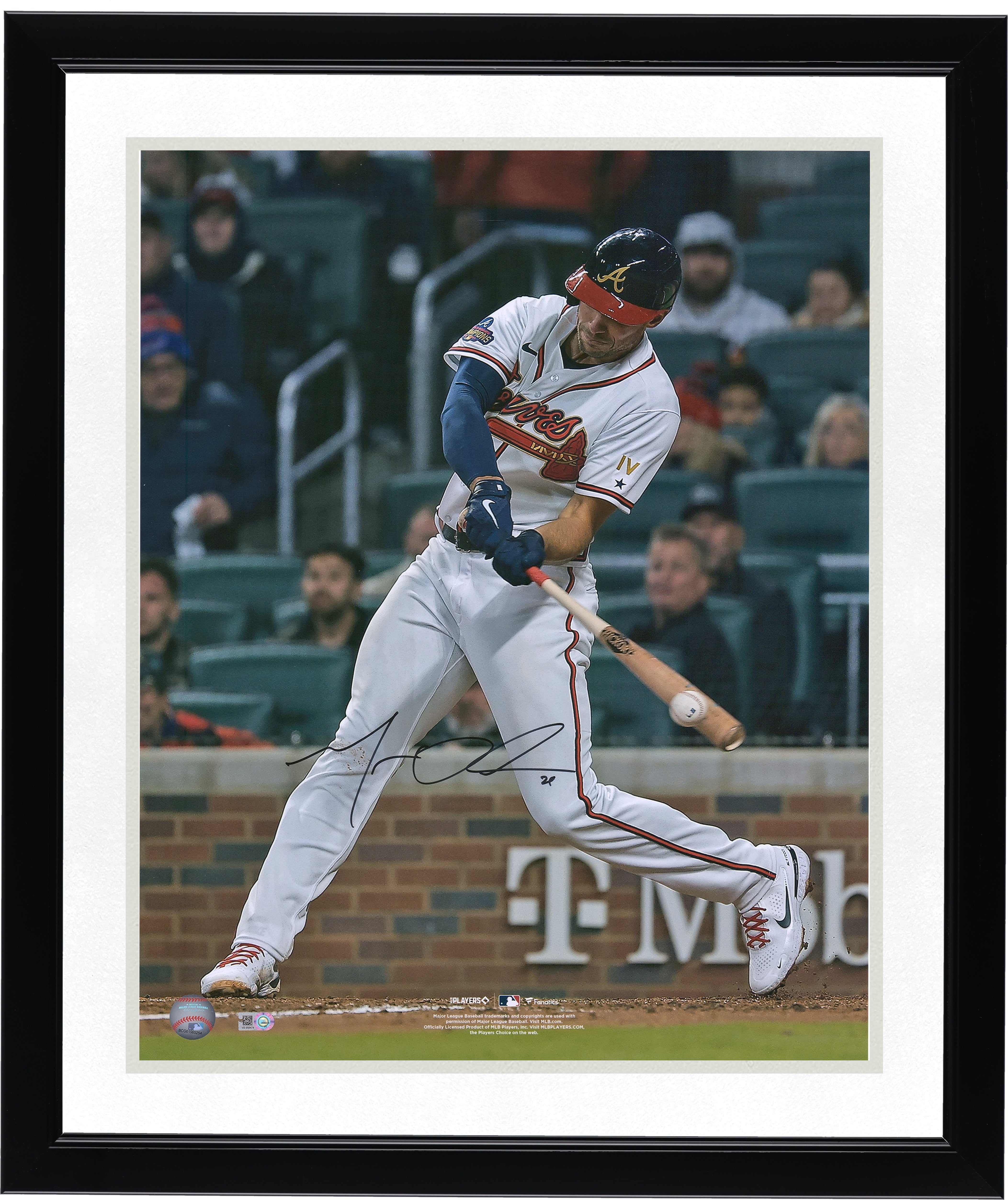 Matt Olson Atlanta Braves Autographed 16'' x 20'' Hitting Photograph