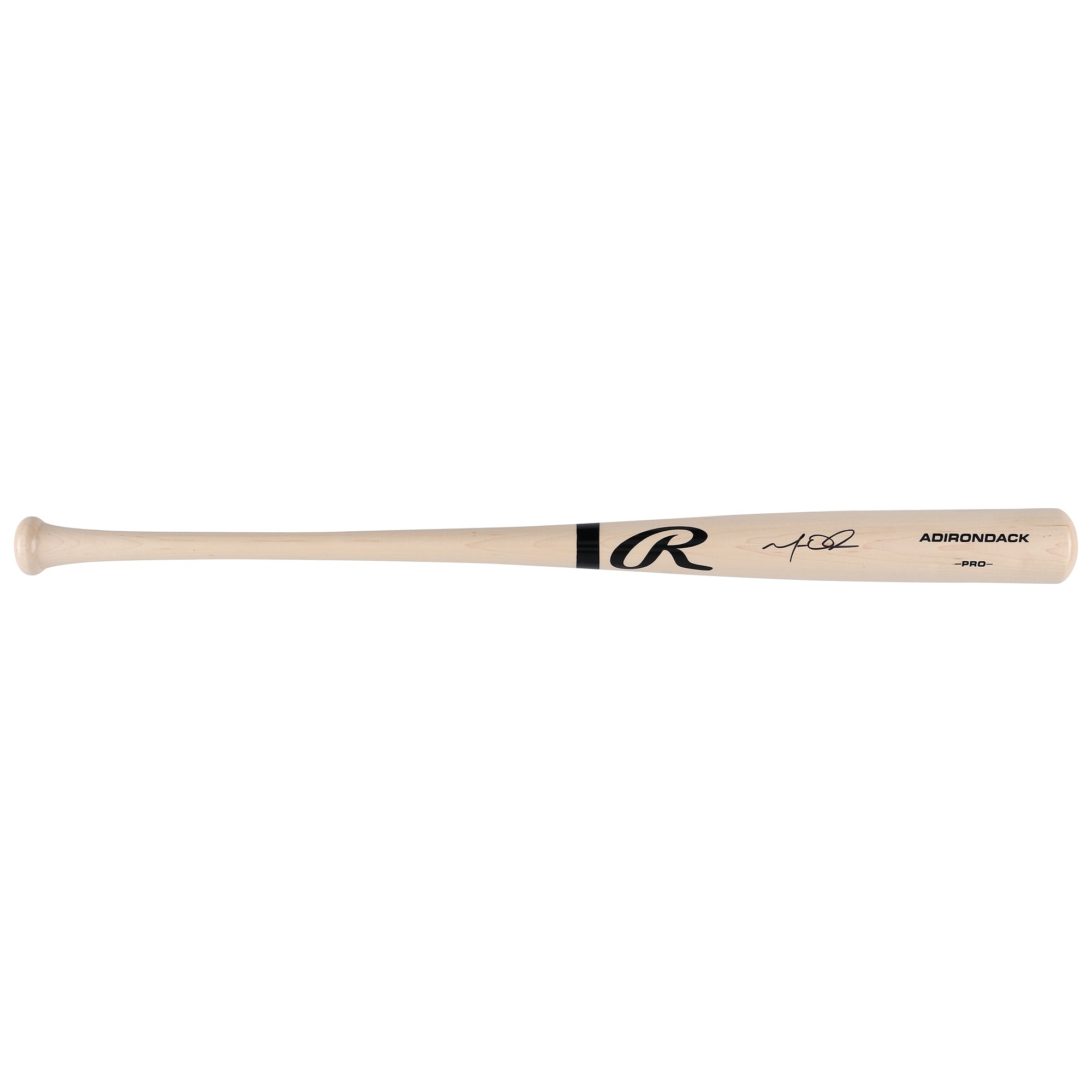 Matt Olson Atlanta Braves Autographed Blonde Rawlings Pro Bat