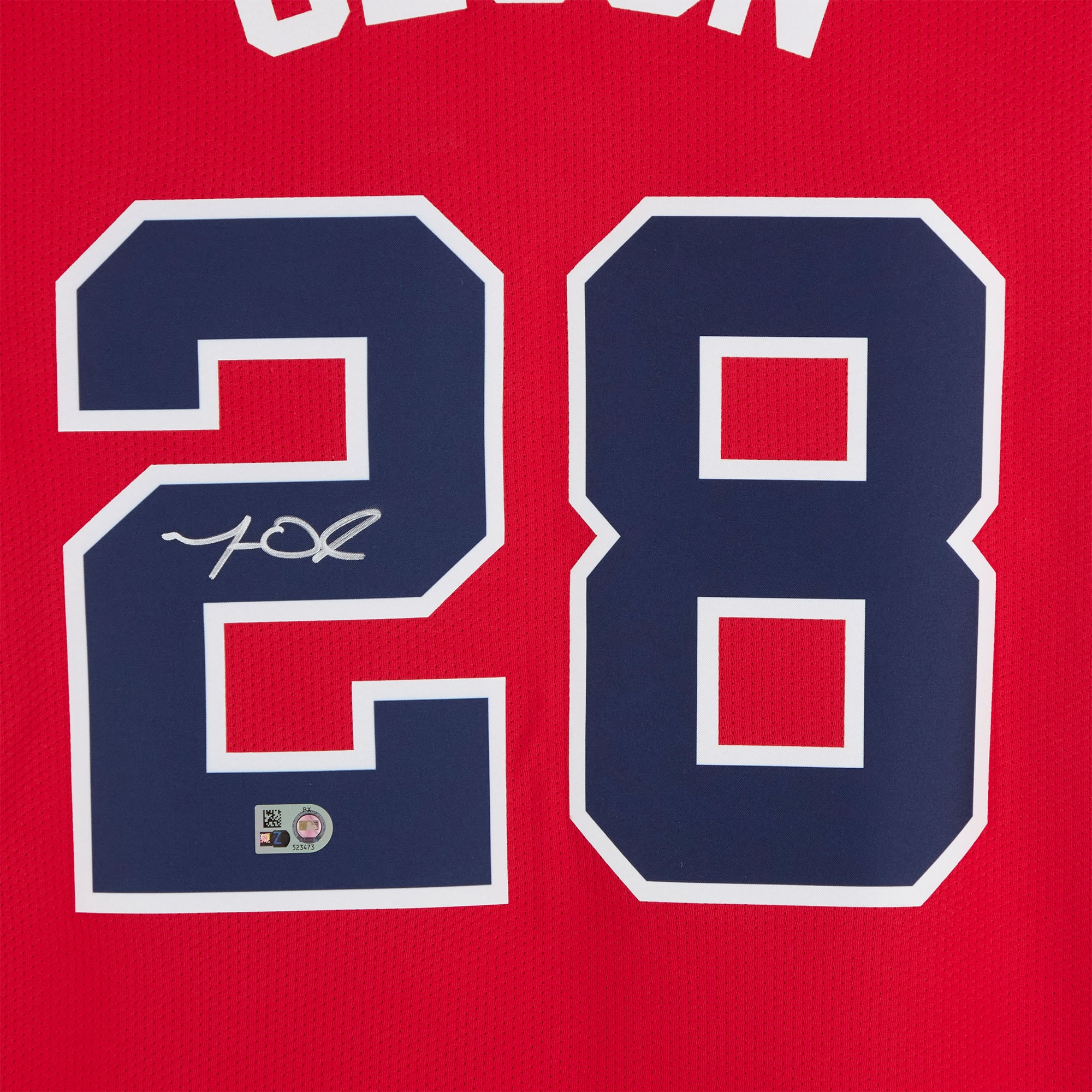 Matt Olson Atlanta Braves Autographed Red Nike Limited Jersey