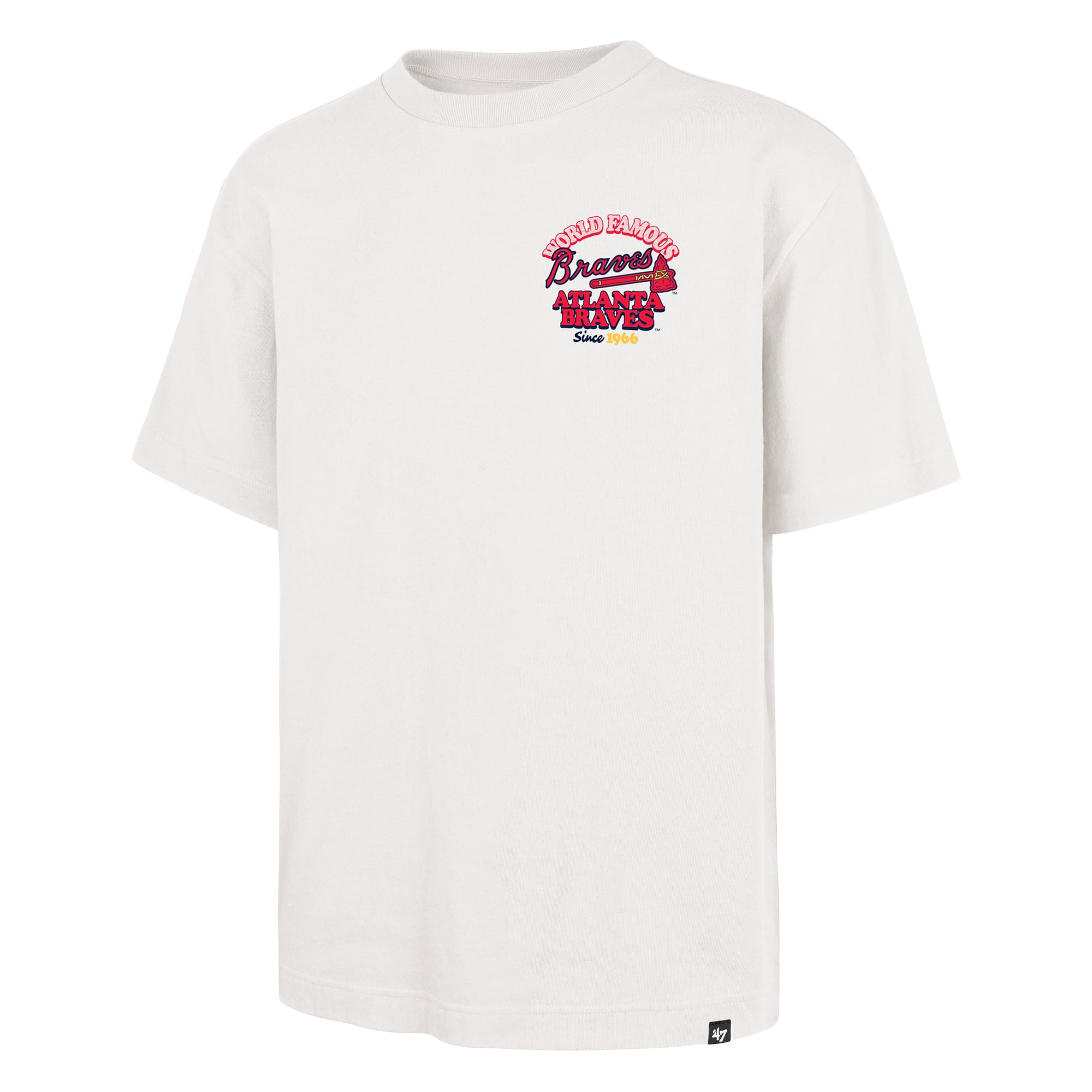 T-shirt Glizzy crème Atlanta Braves pour homme, modèle 47