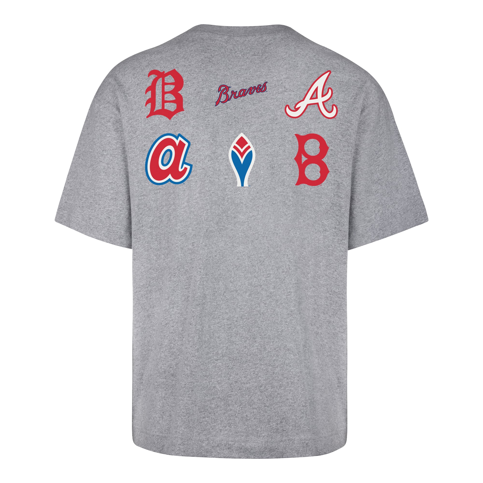 T-shirt homme '47 Heather Gray Atlanta Braves History Lock Foundation