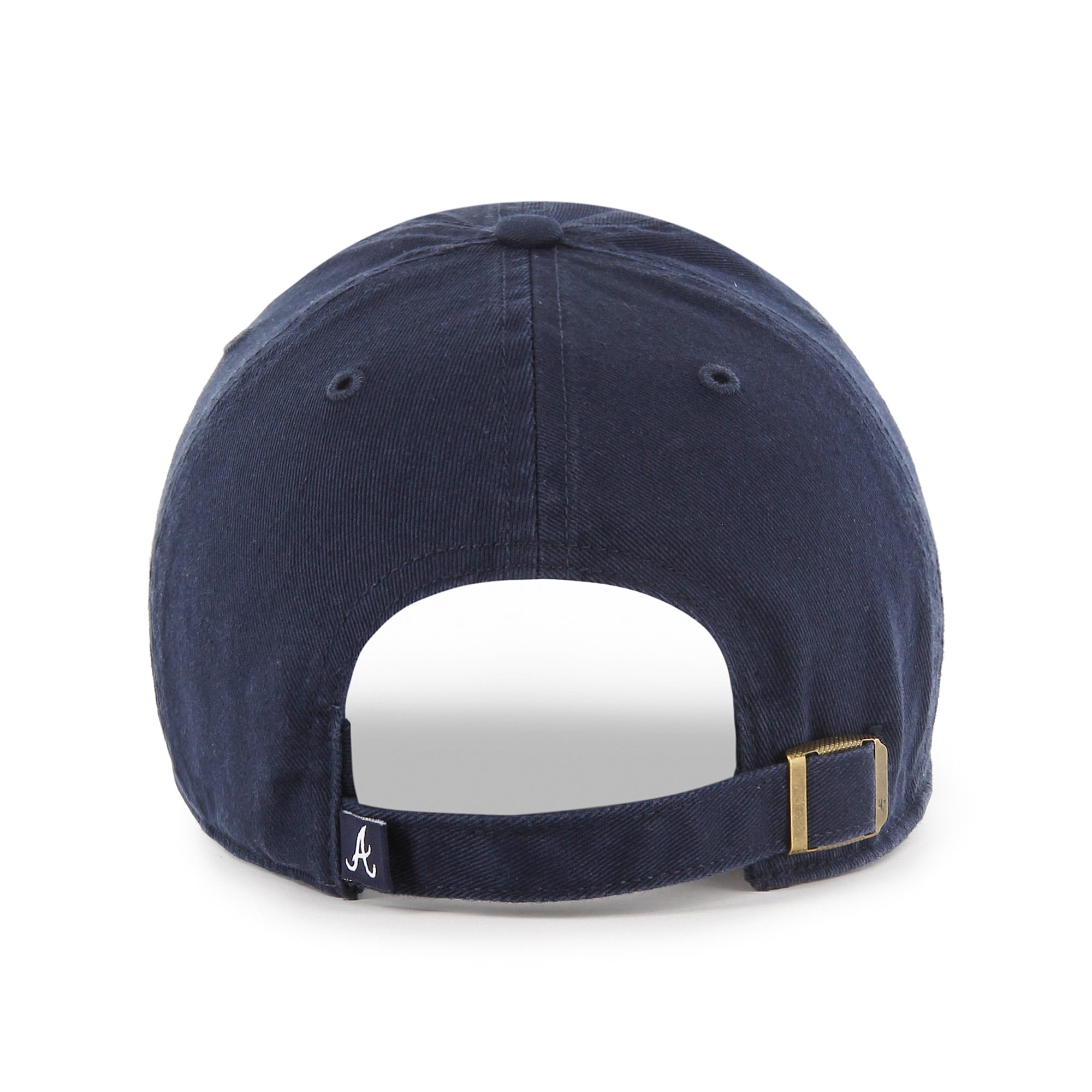 Men's '47 Navy Atlanta Braves Clean Up Adjustable Hat