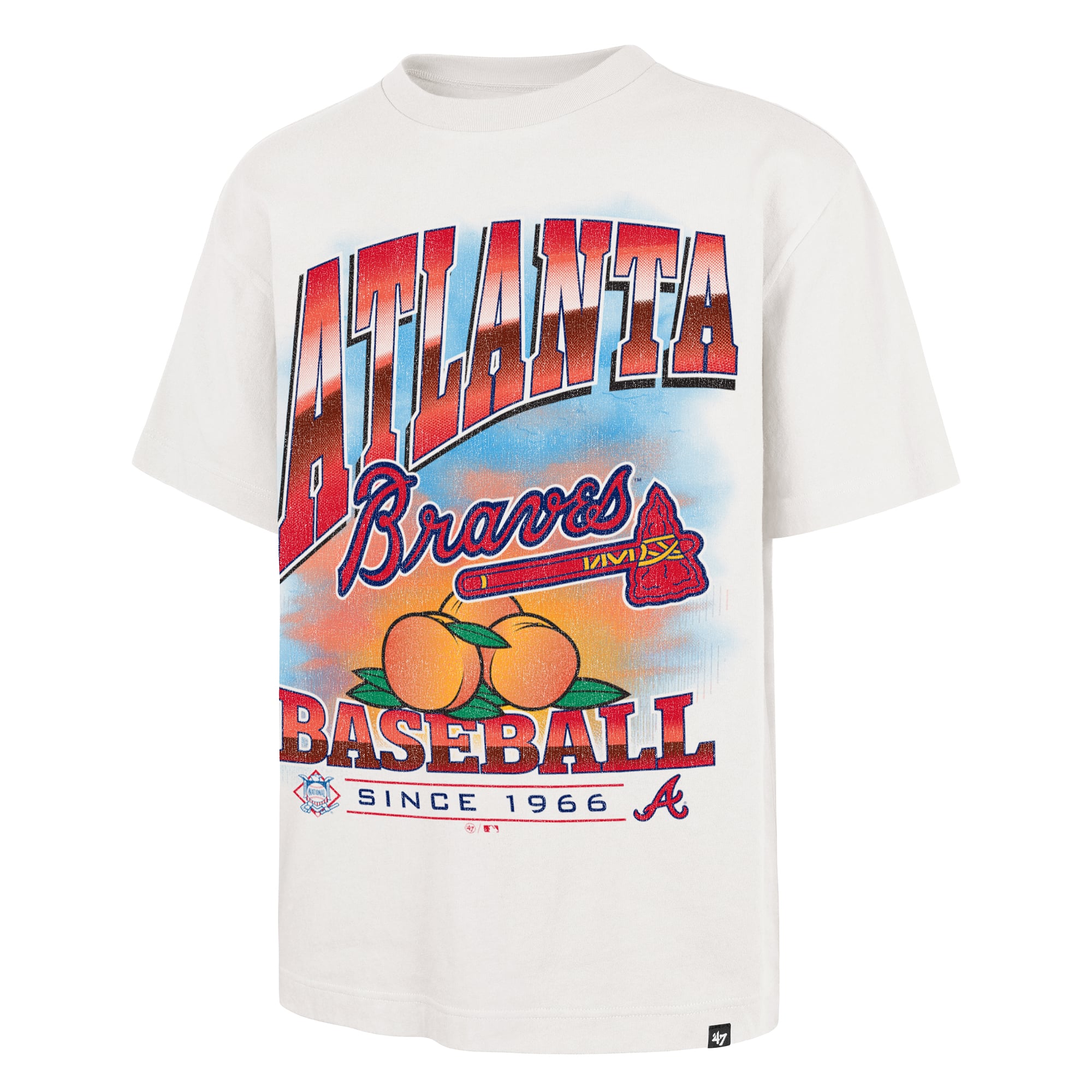 Men's '47 White Atlanta Braves Regional Upland Foundation T-Shirt