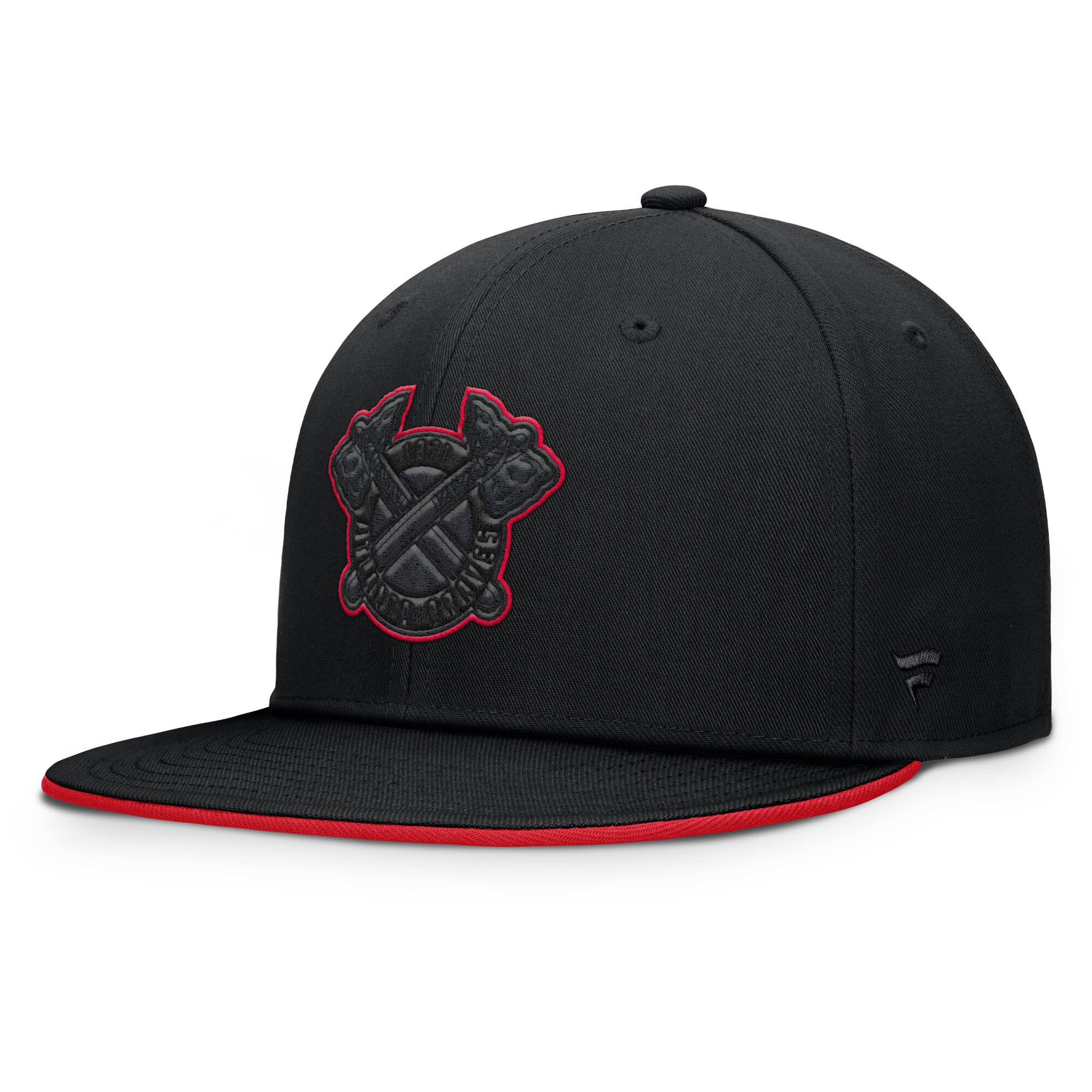 Men's Fanatics  Black Atlanta Braves Glint Snapback Hat