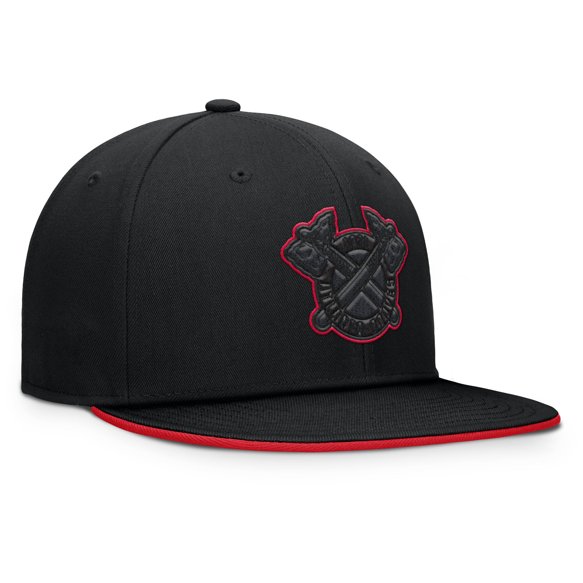 Men's Fanatics  Black Atlanta Braves Glint Snapback Hat