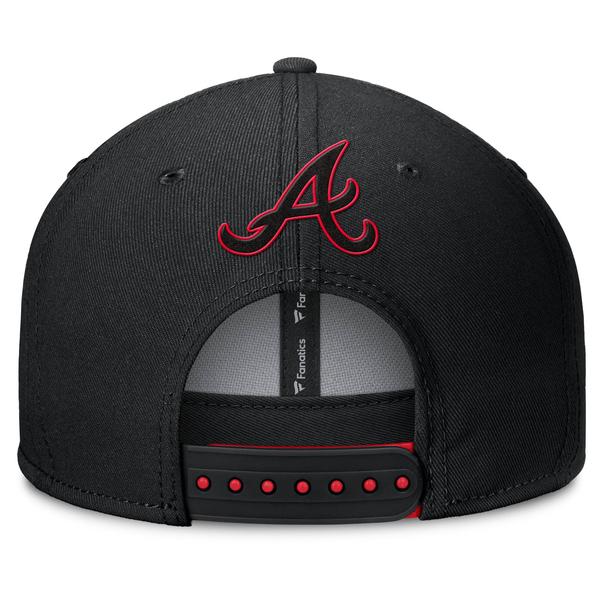 Men's Fanatics  Black Atlanta Braves Glint Snapback Hat