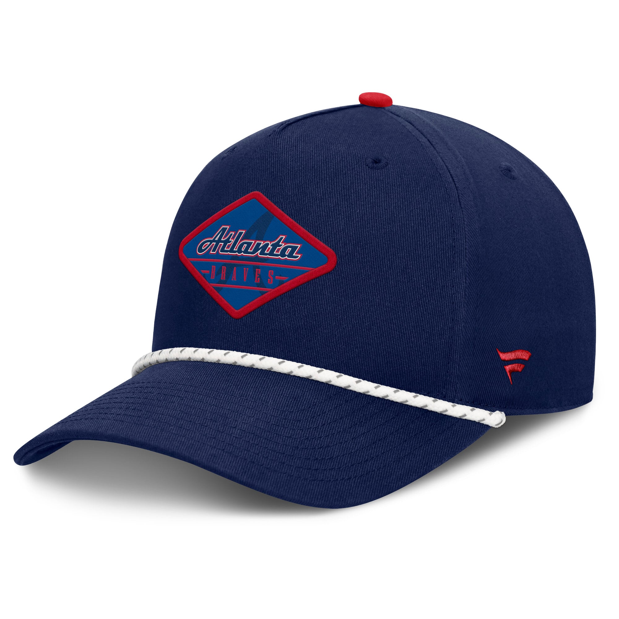 Men's Fanatics Navy Atlanta Braves Two-Seam Adjustable Hat