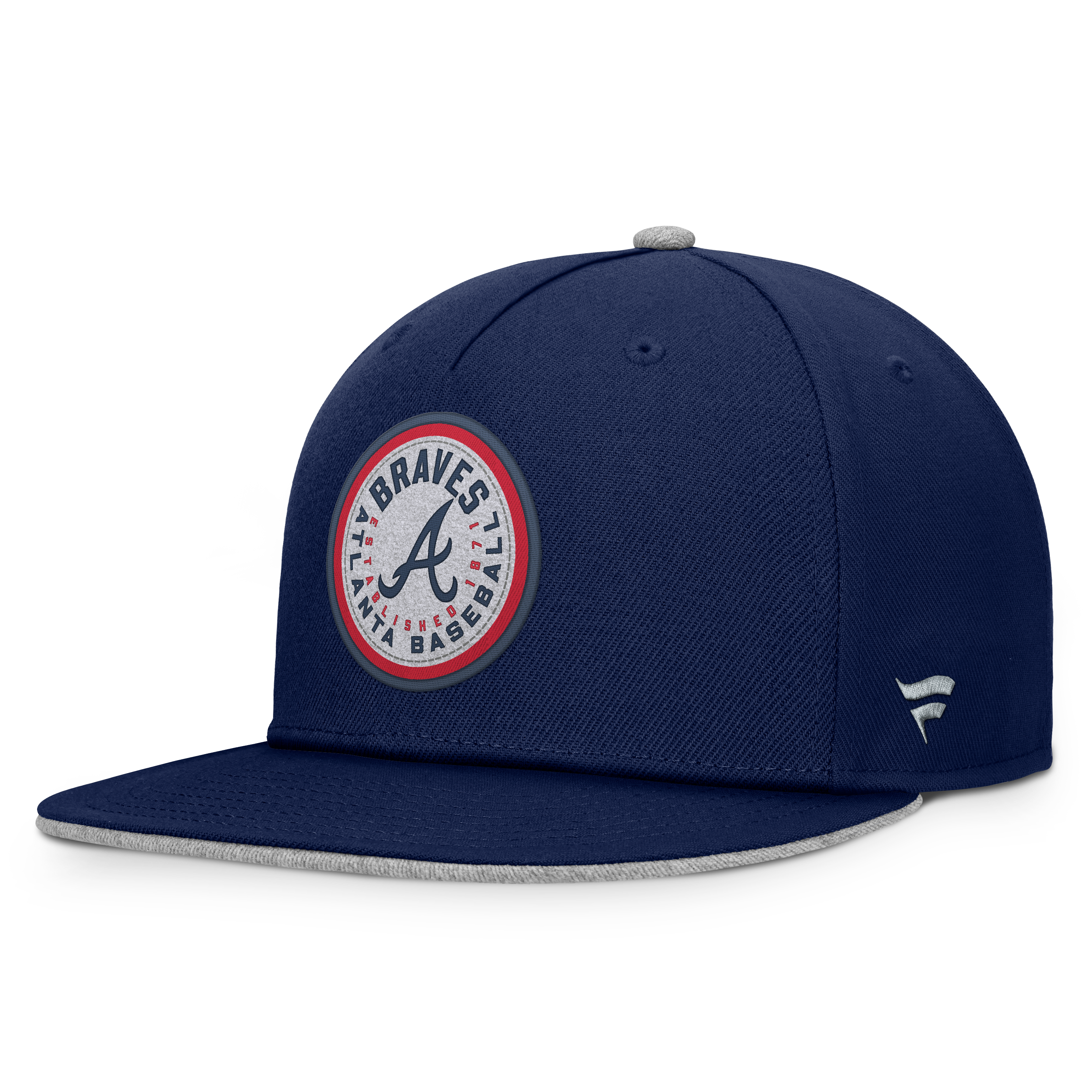 Men's Fanatics Navy Atlanta Braves Velo Snapback Hat