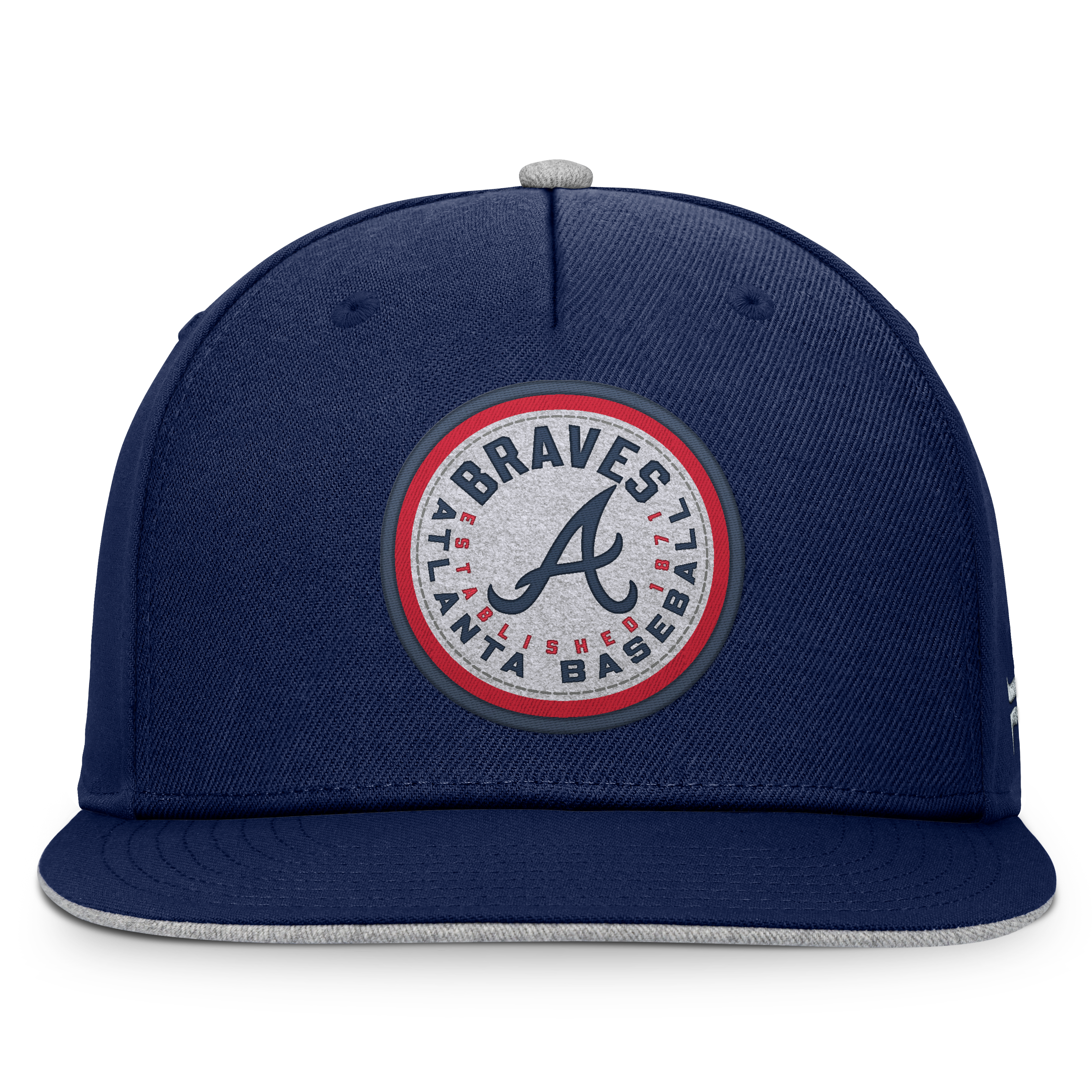 Men's Fanatics Navy Atlanta Braves Velo Snapback Hat