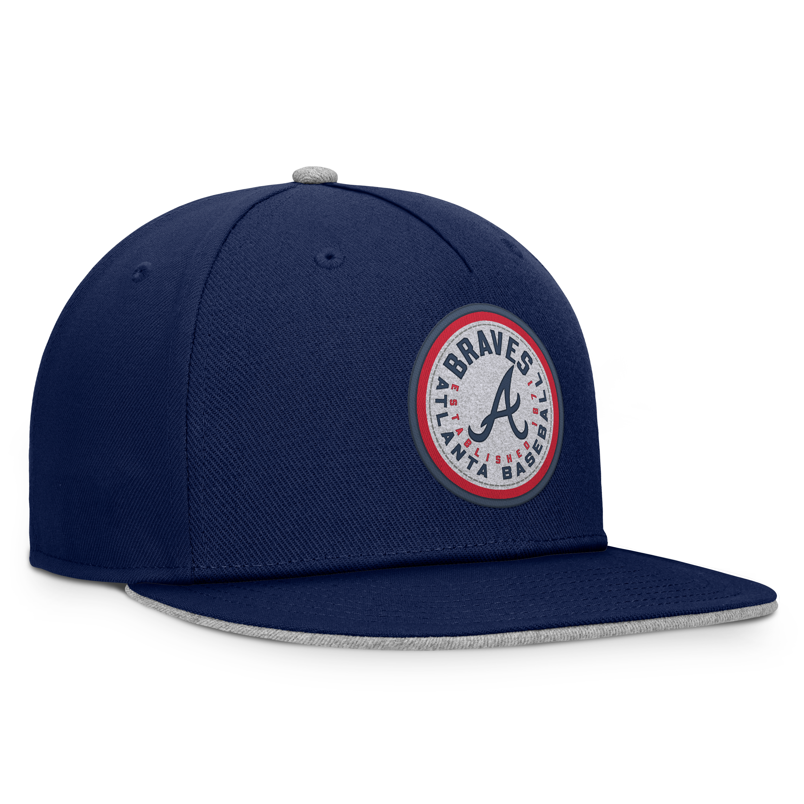 Men's Fanatics Navy Atlanta Braves Velo Snapback Hat
