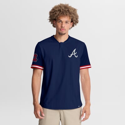  Atlanta Braves Fanatics Walk Off Shirt - Navy