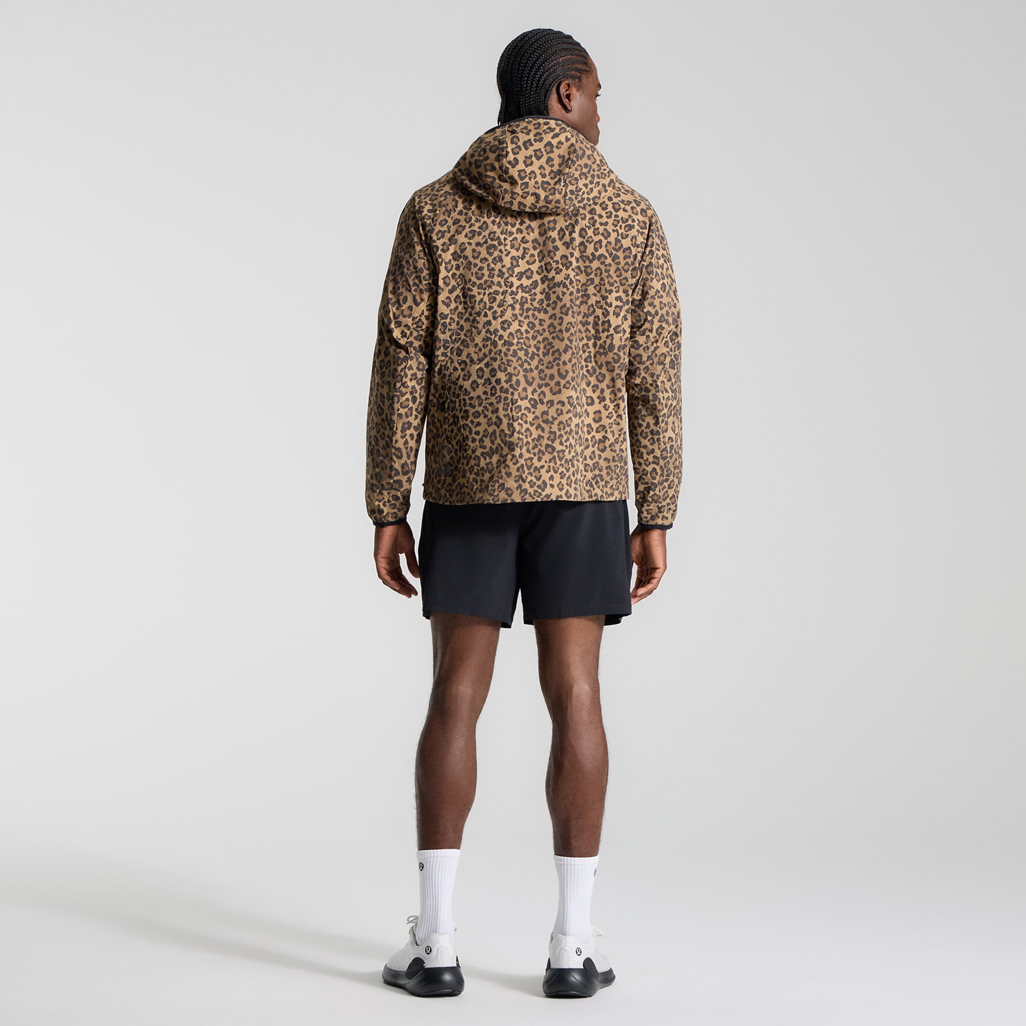 Men's lululemon Atlanta Braves Multi-Pocket Running Anorak *Leopard