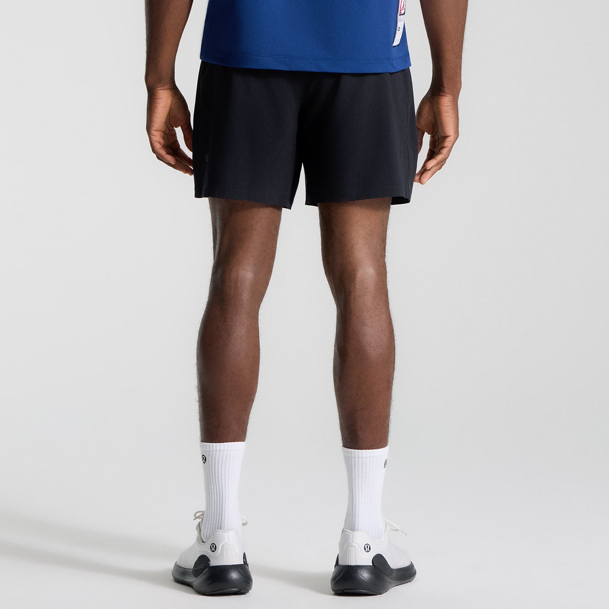 Short sans doublure Pace Breaker noir Atlanta Braves pour homme de 7 pouces (18 cm) la marque lululemon