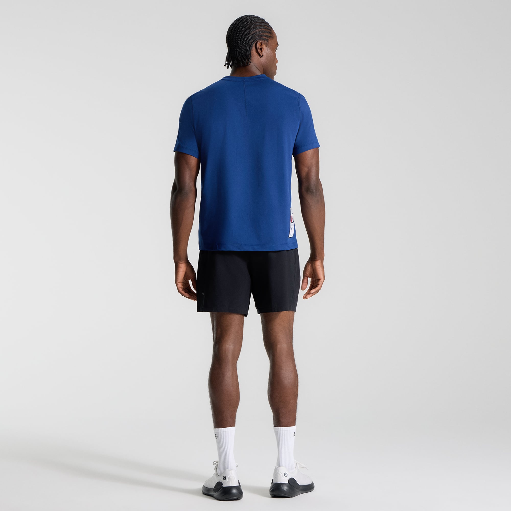 Short sans doublure Pace Breaker noir Atlanta Braves pour homme de 7 pouces (18 cm) la marque lululemon