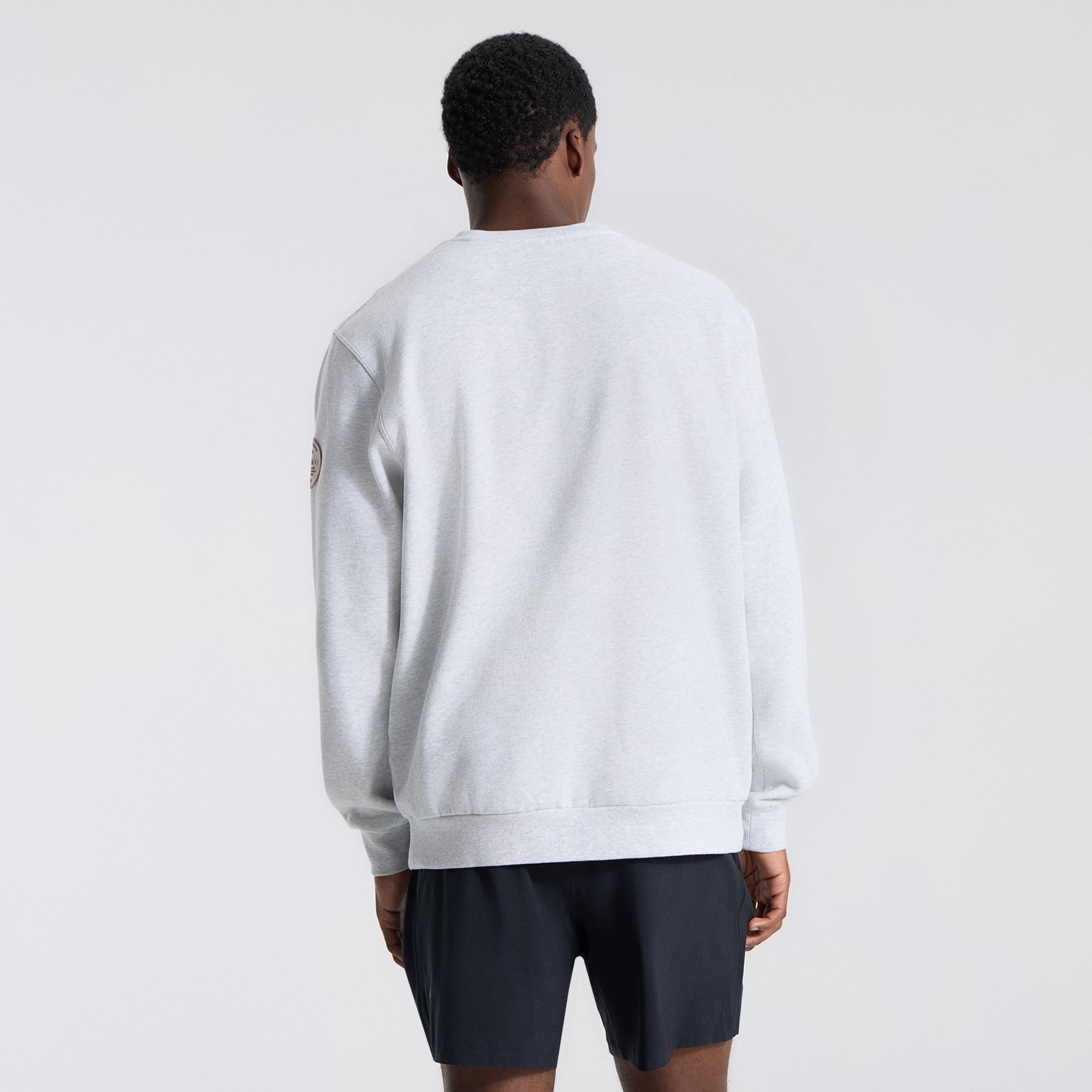 Sweat-shirt Steady State des Braves d'Atlanta, gris chiné, pour homme de lululemon.