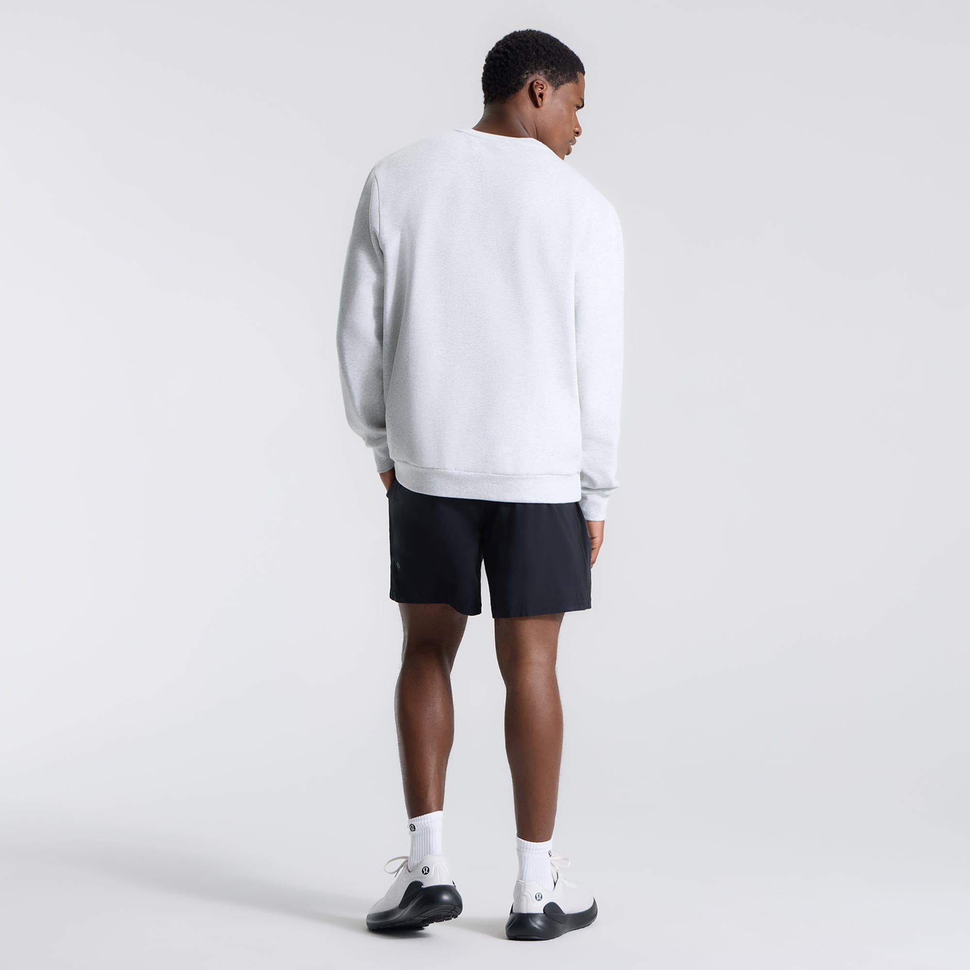 Sweat-shirt Steady State des Braves d'Atlanta, gris chiné, pour homme de lululemon.