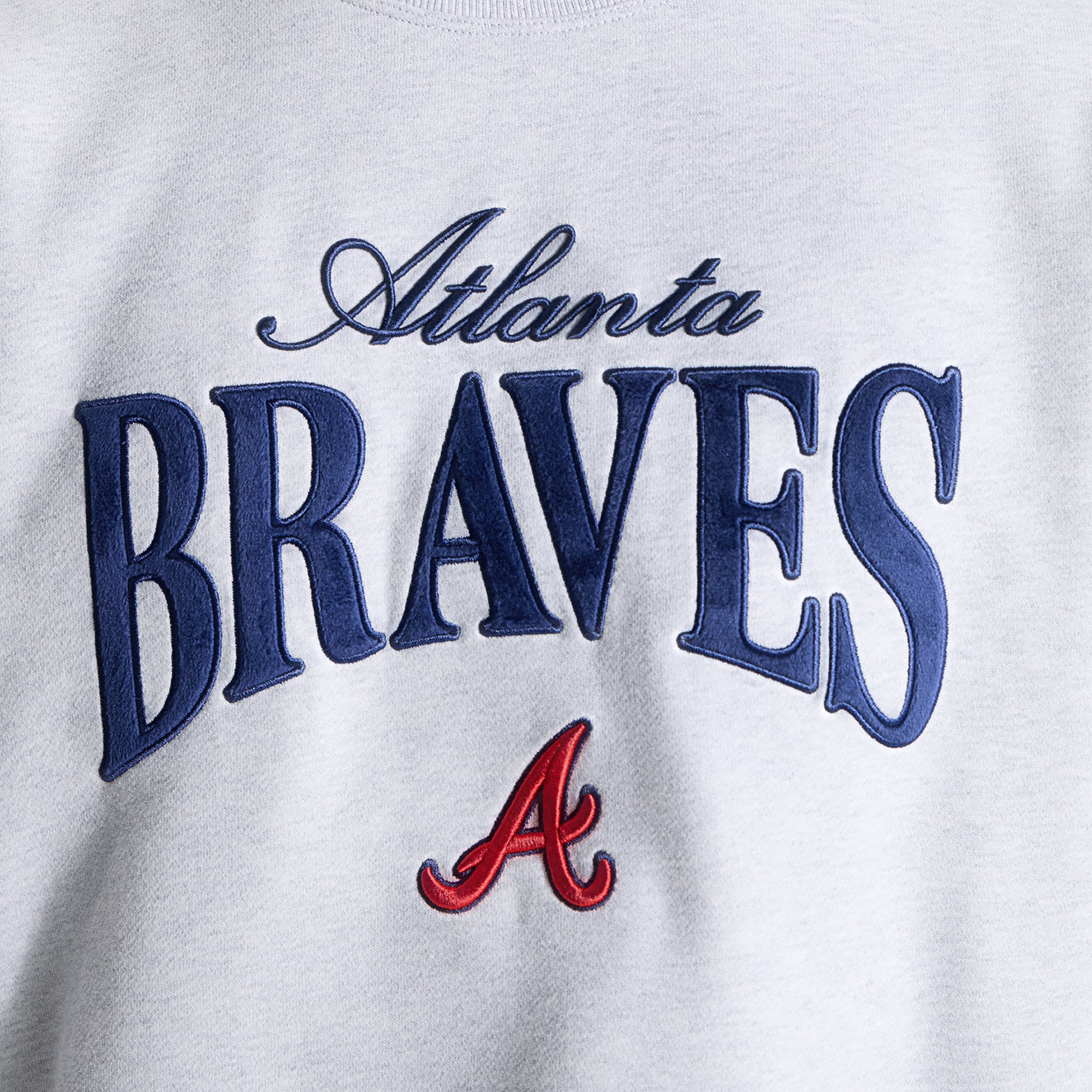 Sweat-shirt Steady State des Braves d'Atlanta, gris chiné, pour homme de lululemon.