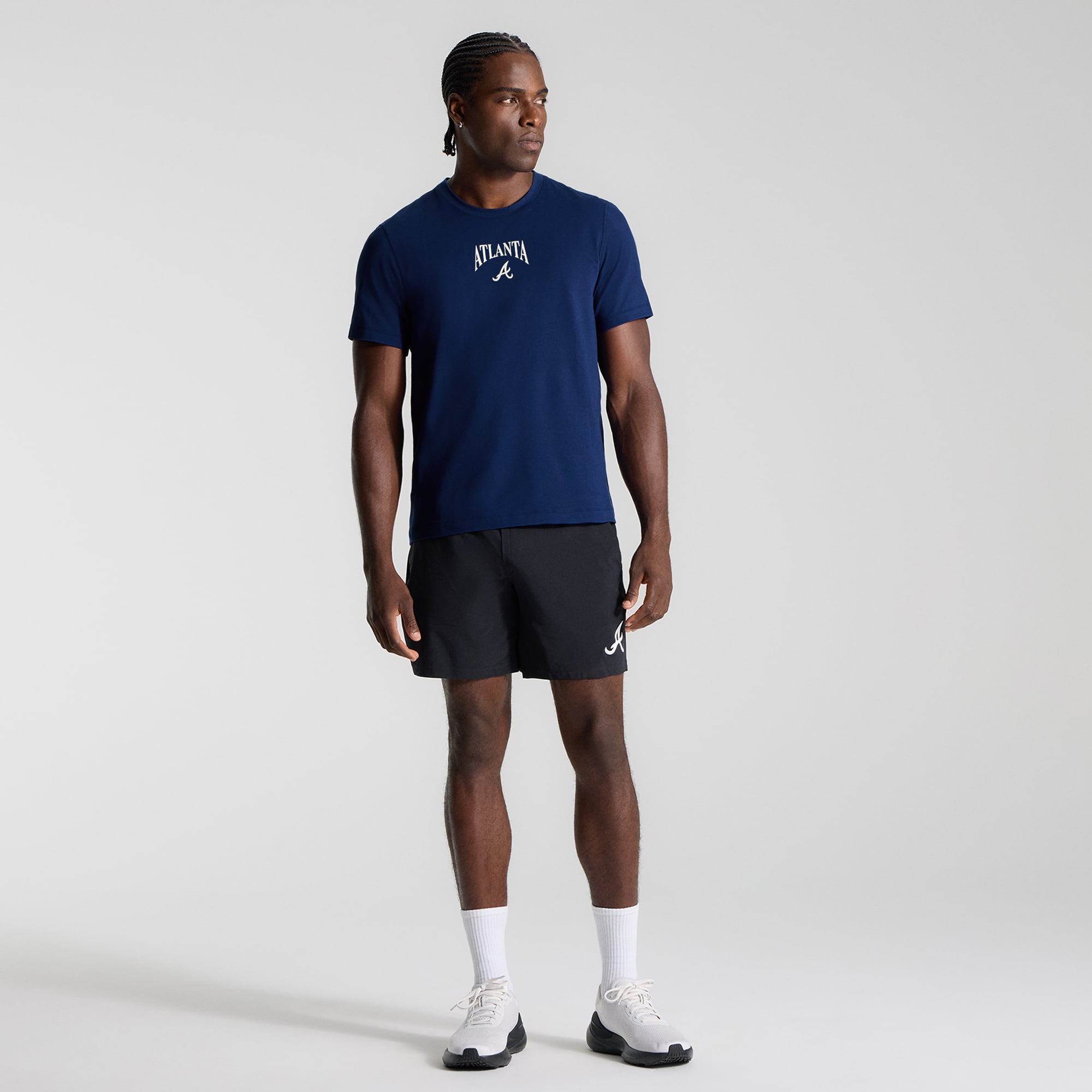 T-shirt en jersey doux pour homme lululemon Midnight Shadow Atlanta Braves