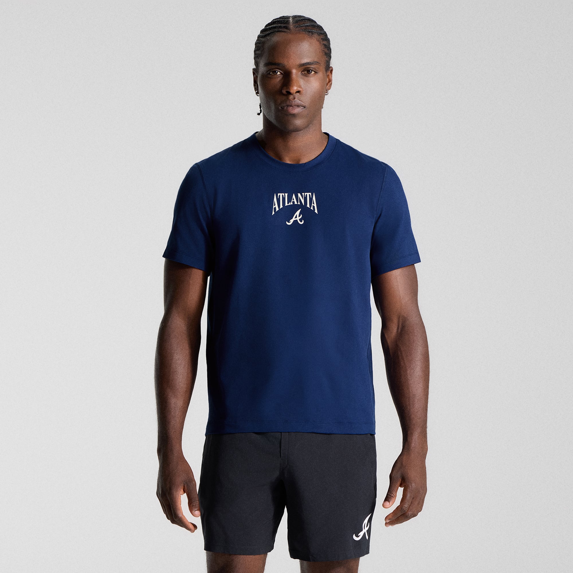 T-shirt en jersey doux pour homme lululemon Midnight Shadow Atlanta Braves
