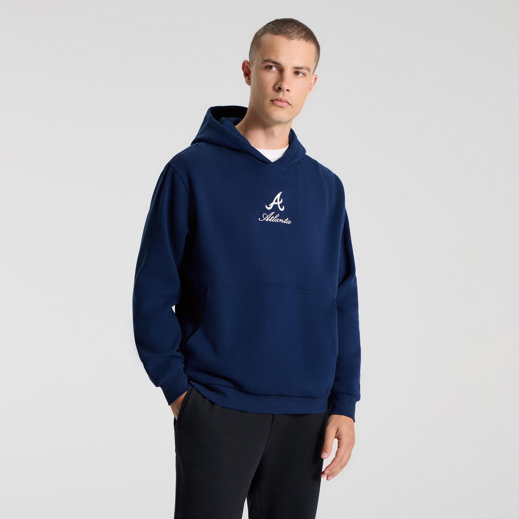 Sweat à capuche Steady State Midnight Shadow Atlanta Braves de lululemon pour homme