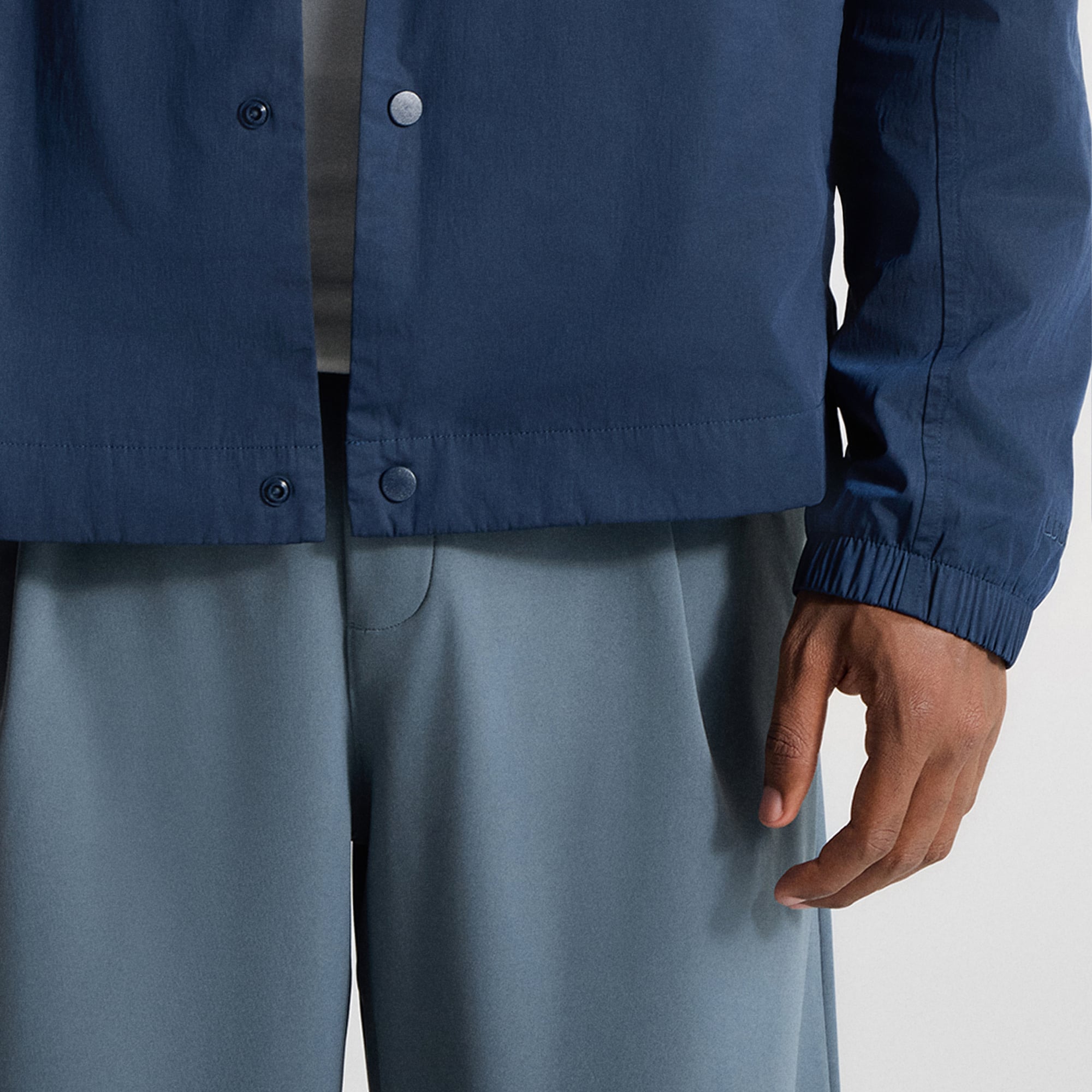 Veste de coach raglan lululemon True Navy Atlanta Braves pour homme