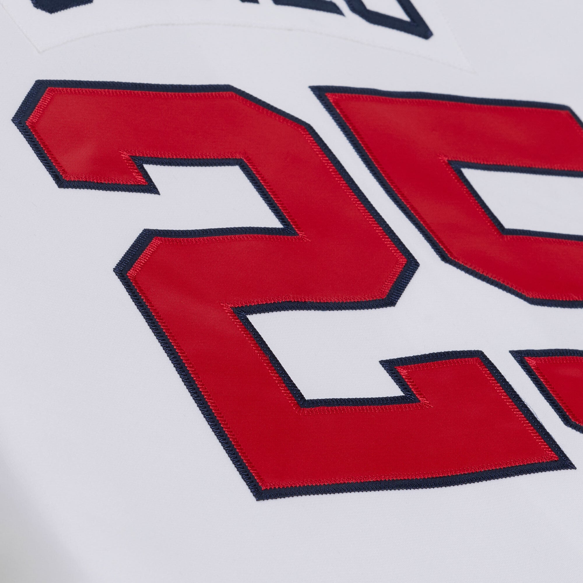Maillot authentique Mitchell & Ness Andruw Jones blanc des Braves d'Atlanta 2005 pour homme