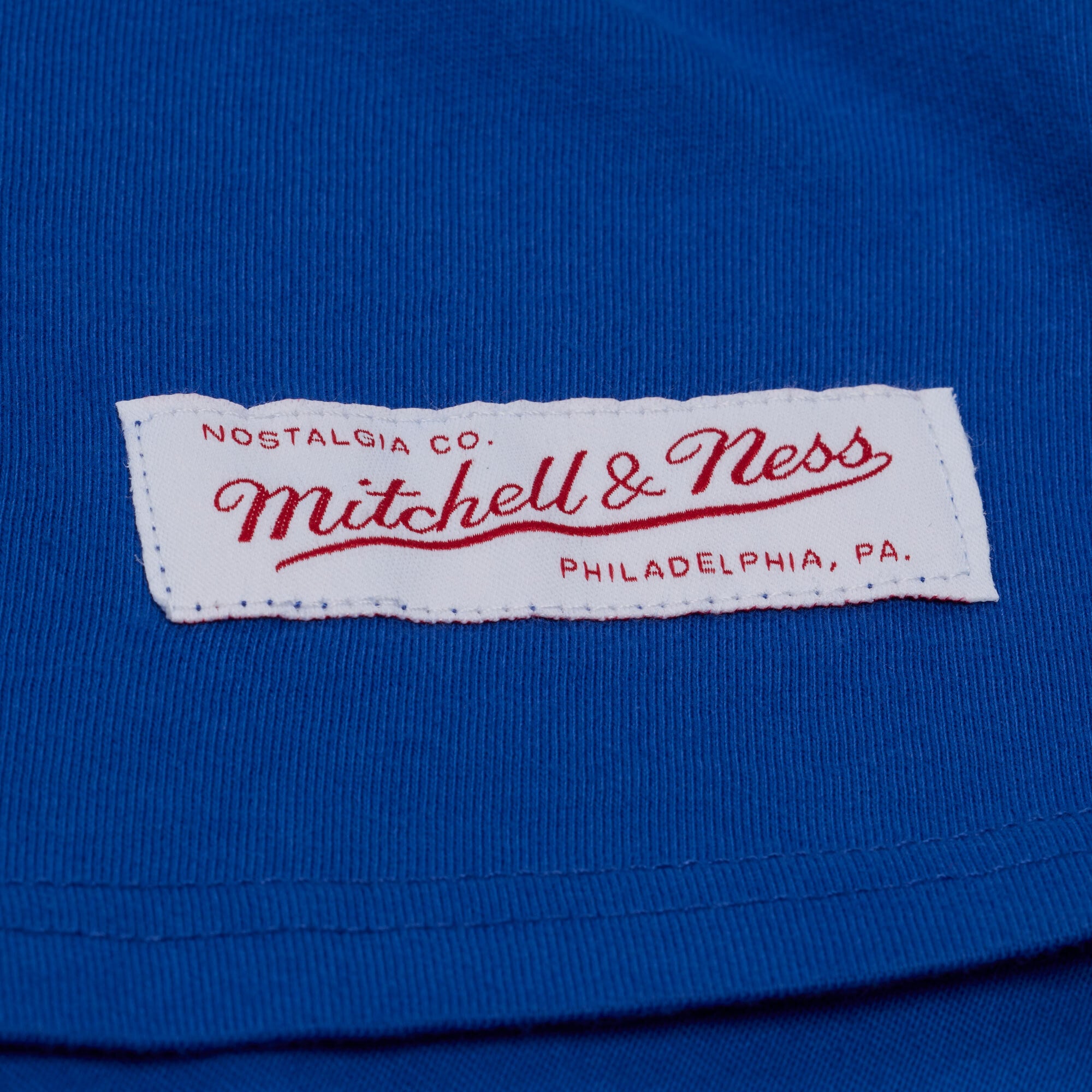 Men's Mitchell & Ness Royal Atlanta Braves Core Essentials T-Shirt
