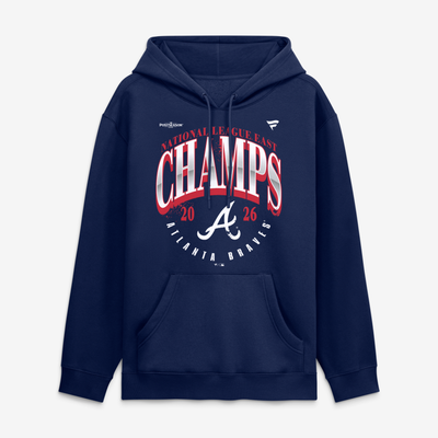 Atlanta Braves 2026 NL East Division Champions Distressed Hoodie - Navy