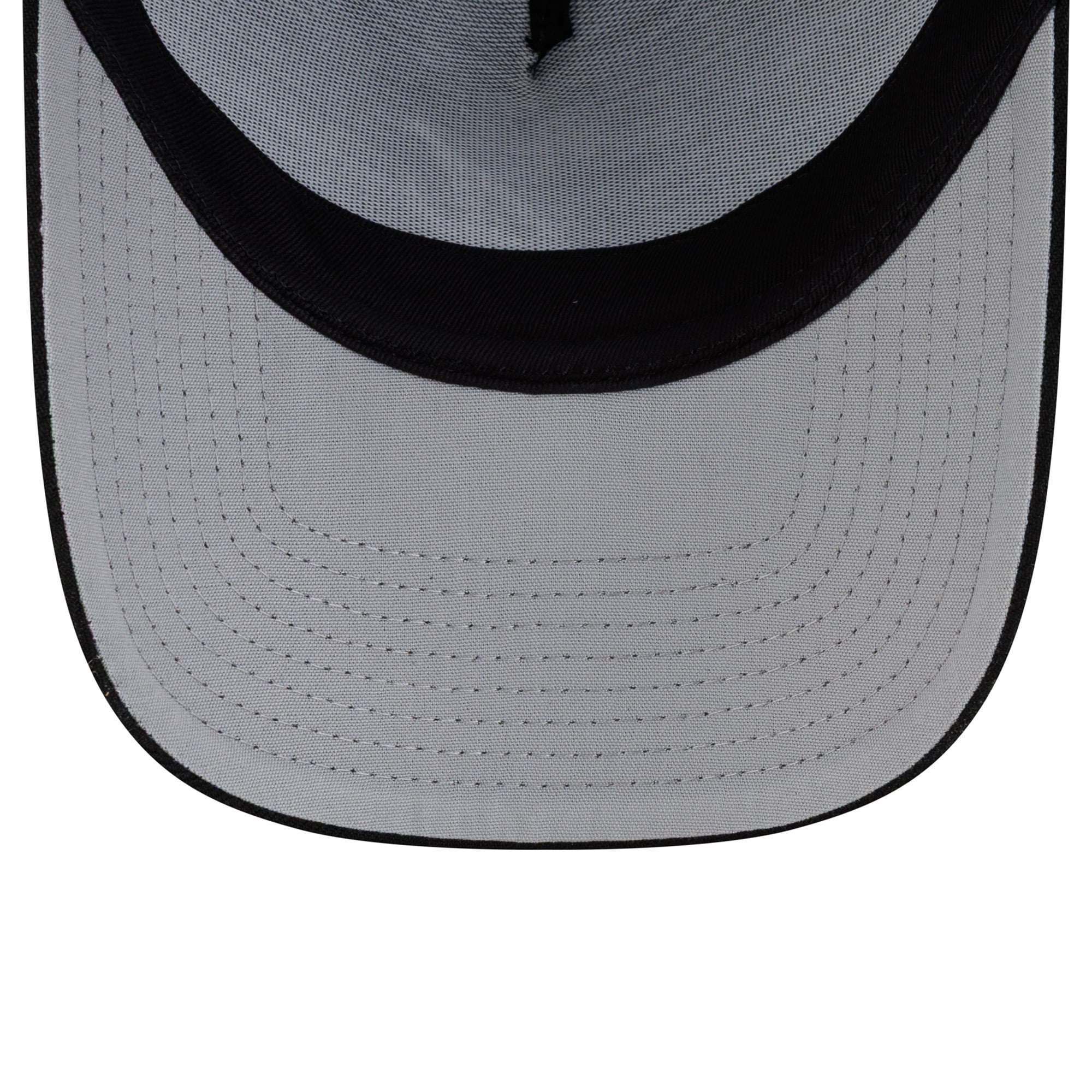 Men's New Era Black Atlanta Braves Side Script 9FORTY A-Frame Trucker Adjustable Hat