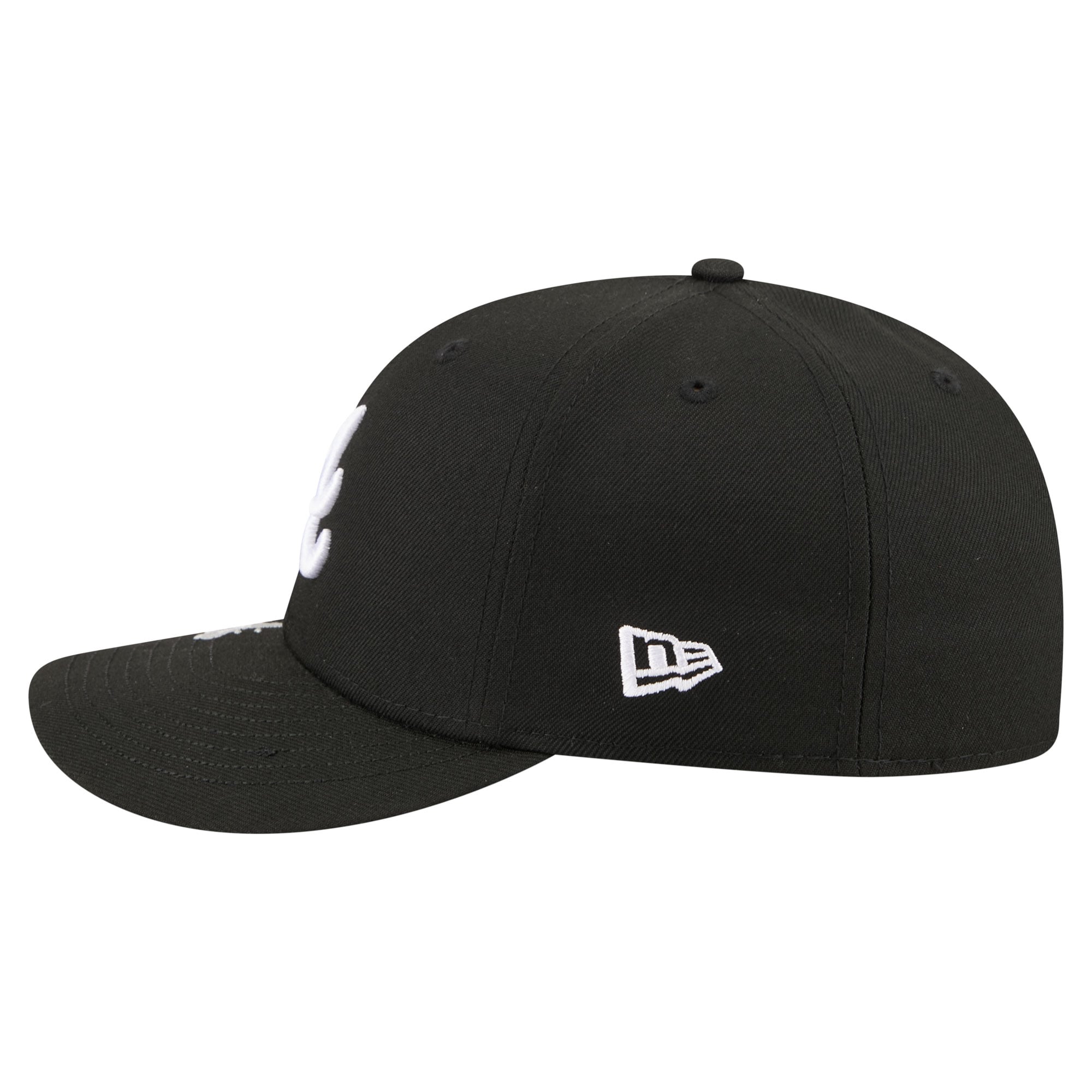Casquette ajustée New Era Atlanta Braves Surf 59FIFTY noire pour homme