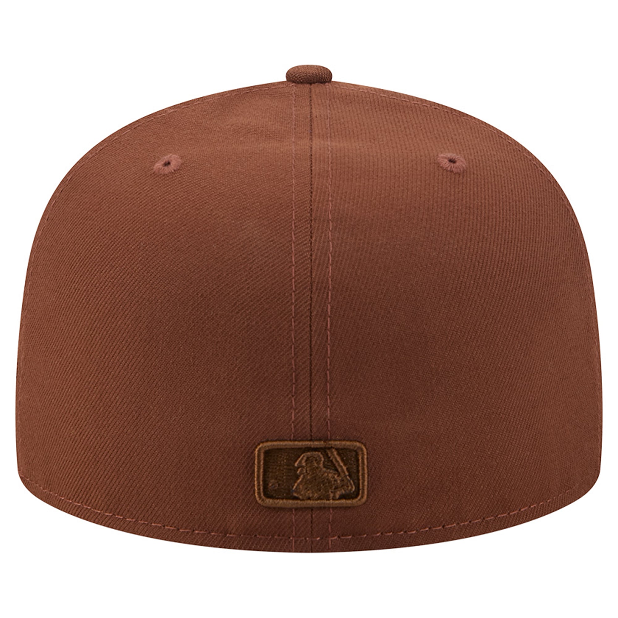 Casquette ajustée New Era crème Atlanta Braves pour homme, modèle 59FIFTY