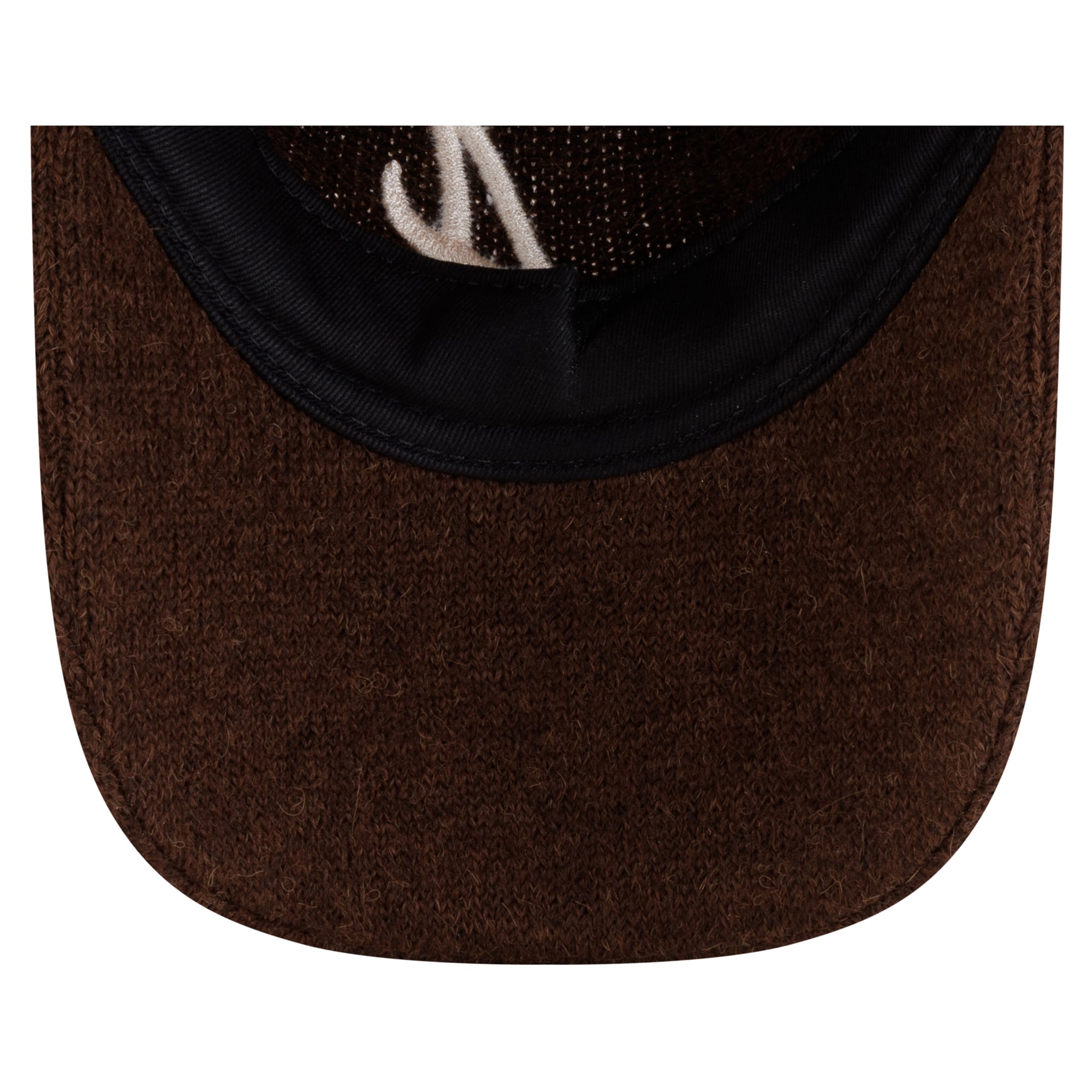 Casquette ajustable New Era marron Atlanta Braves Open Market en laine 9TWENTY pour homme
