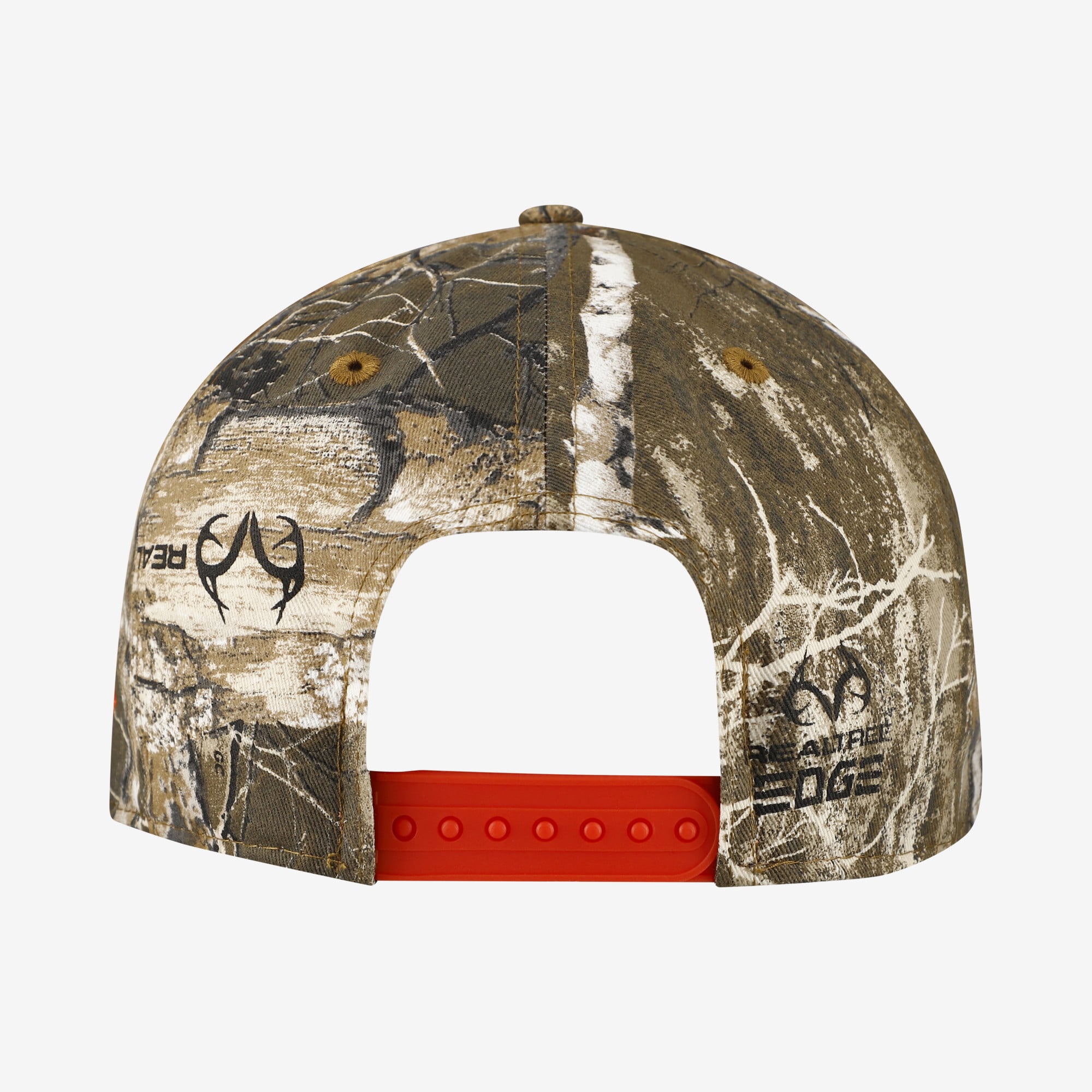 Casquette snapback New Era 9FIFTY pour homme, camouflage Atlanta Braves, Realtree Orange Pop