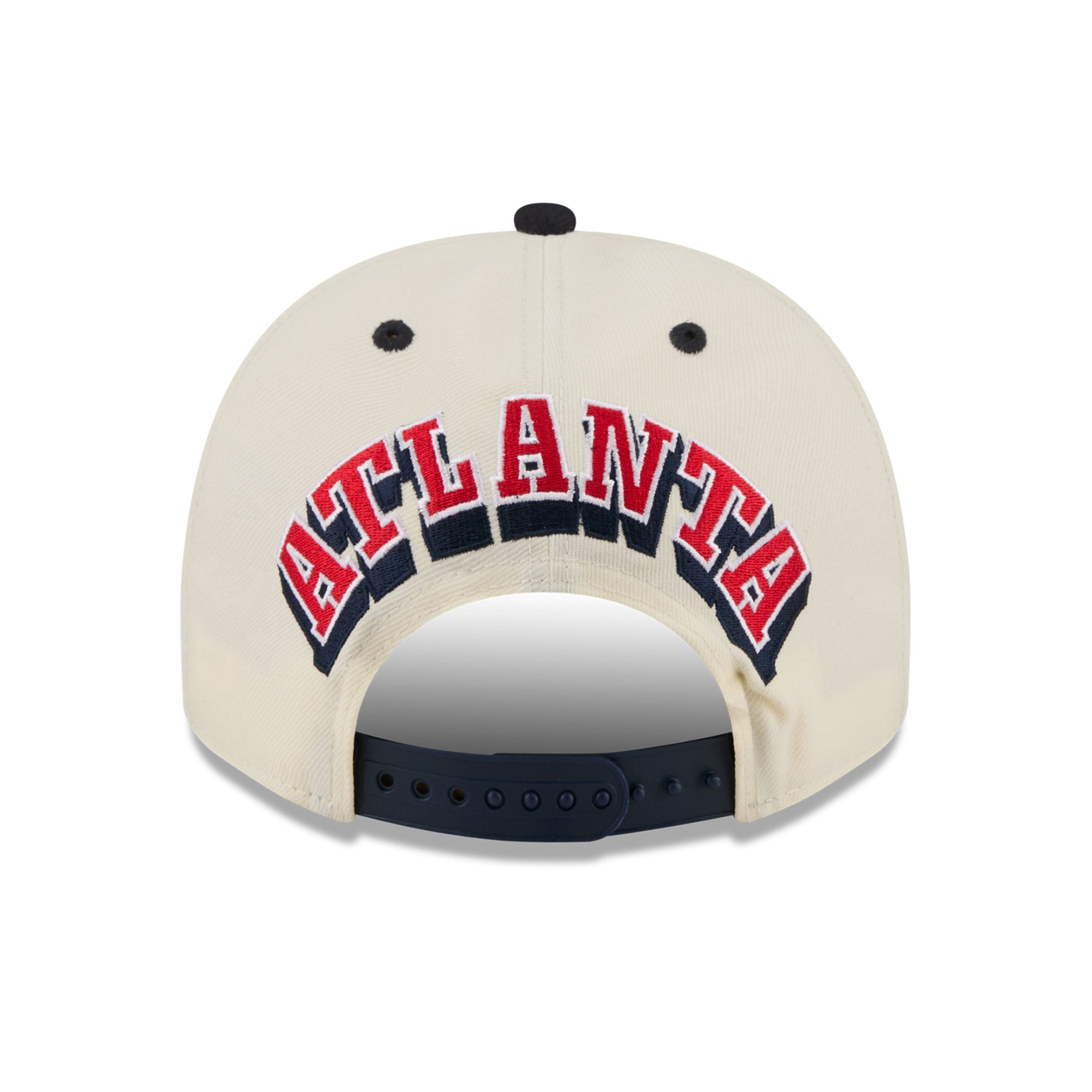 Casquette snapback New Era crème Atlanta Braves pour homme 9FIFTY A-Frame