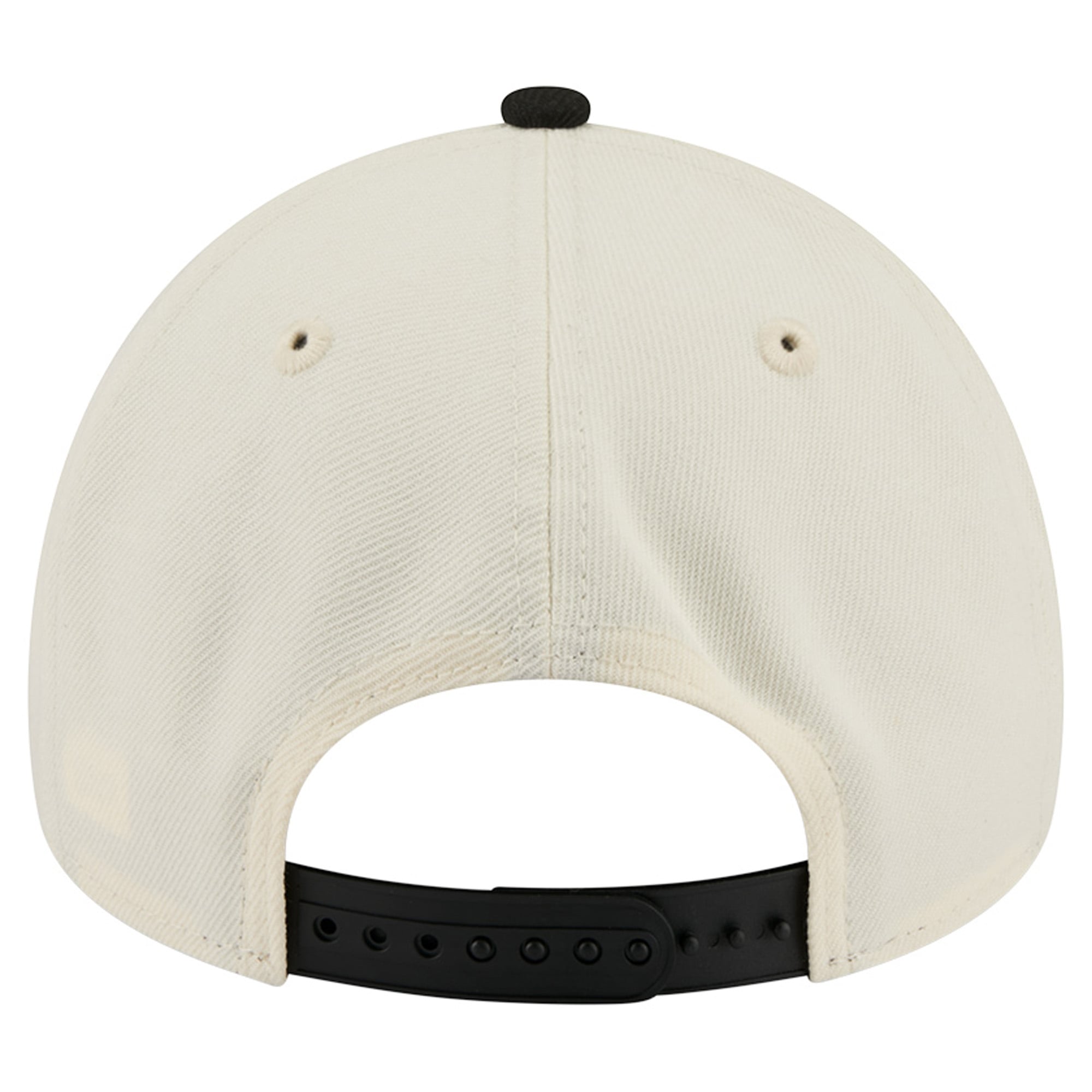 Men's New Era Cream Atlanta Braves Stadium Chrome 9FORTY A-Frame Adjustable Hat