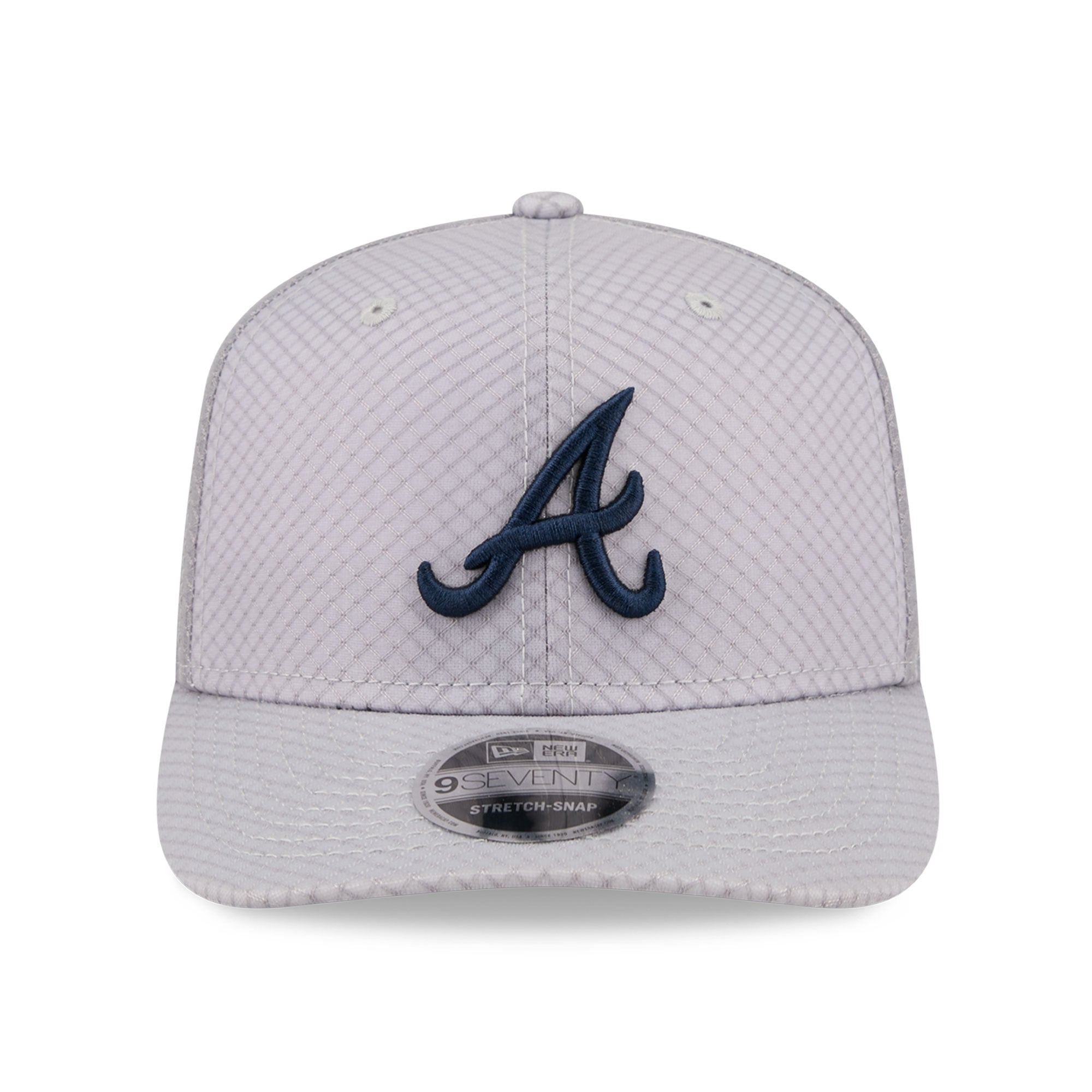 Casquette trucker ajustable New Era grise Atlanta Braves 9SEVENTY pour homme