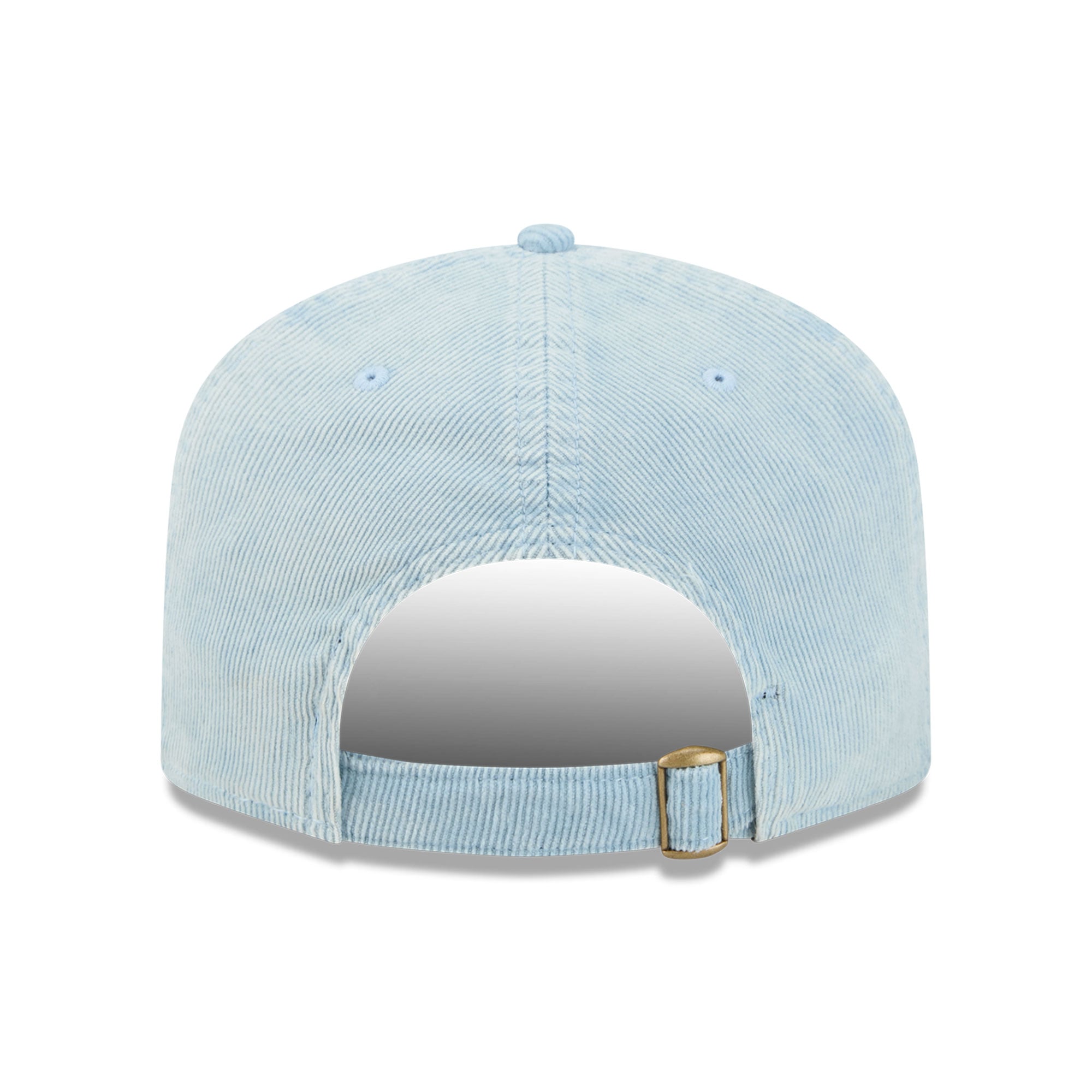 Casquette ajustable New Era Atlanta Braves en velours côtelé bleu clair pour homme, modèle 19TWENTY