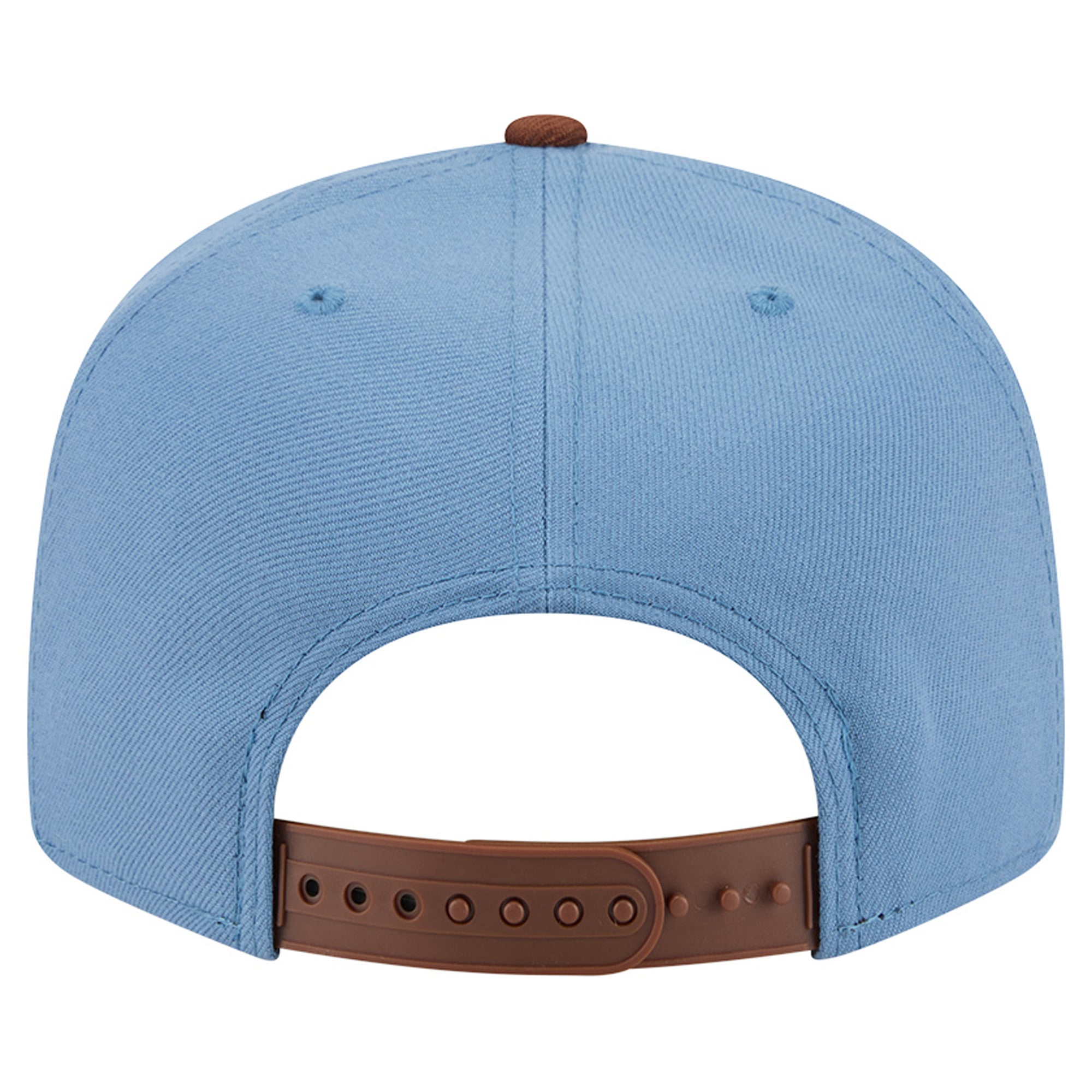 Casquette snapback New Era 9FIFTY pour homme, bleu clair/marron