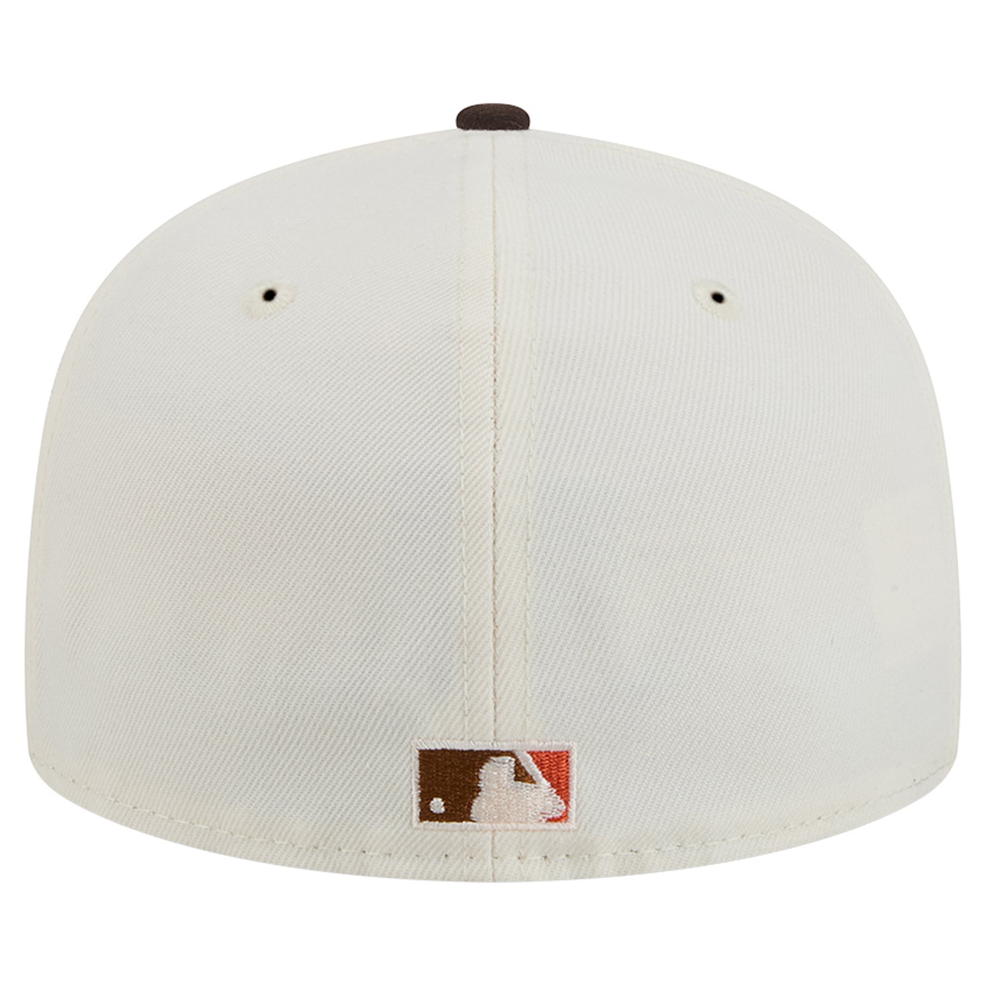 Casquette ajustée New Era 59FIFTY pour homme, couleur naturelle/marron, Atlanta Braves, motif citrouille épicée