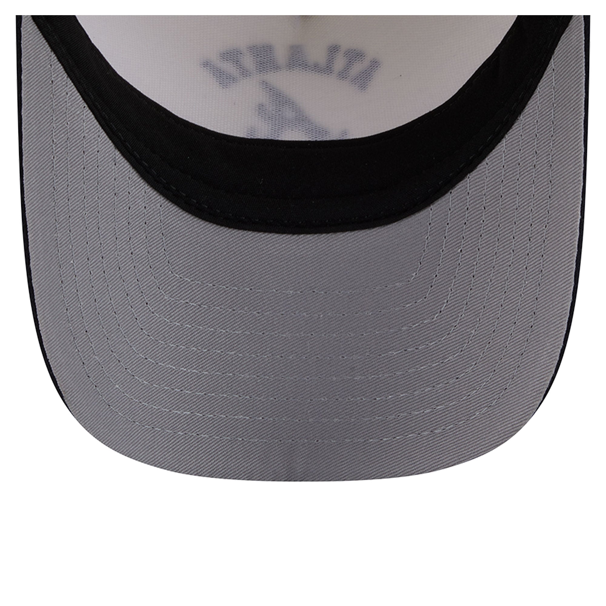 Men's New Era Natural/Navy Atlanta Braves Arch 9FORTY A-Frame M-Crown Adjustable Hat