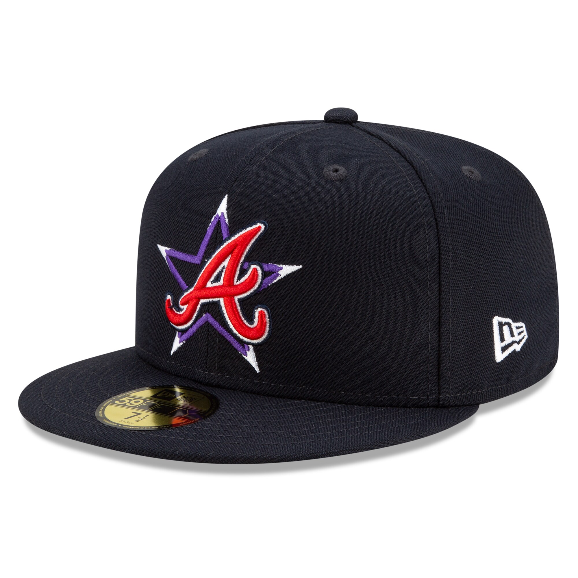 Men's New Era Navy Atlanta Braves 2021 MLB All-Star Game On-Field