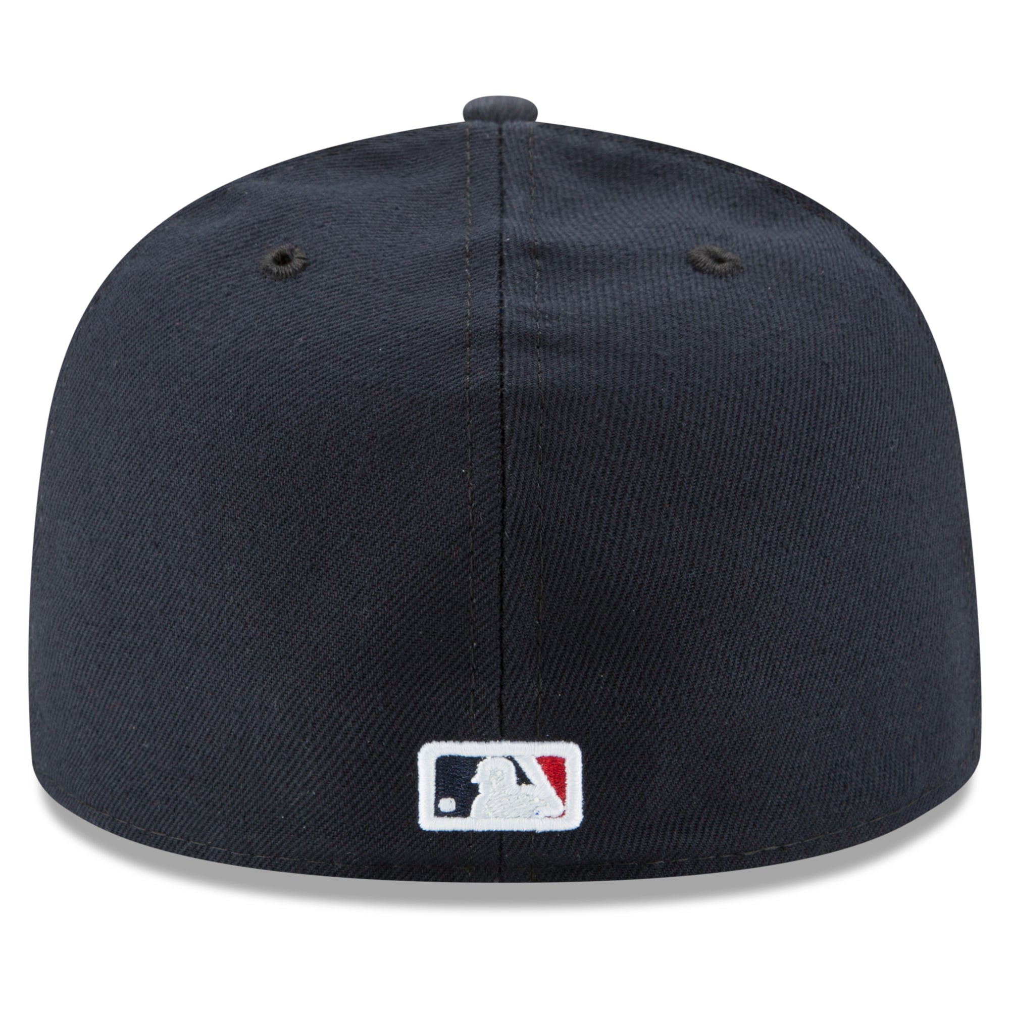 Casquette ajustée New Era 59FIFTY pour homme, bleu marine, Atlanta Braves, 2026 MLB, écusson latéral, séries éliminatoires.