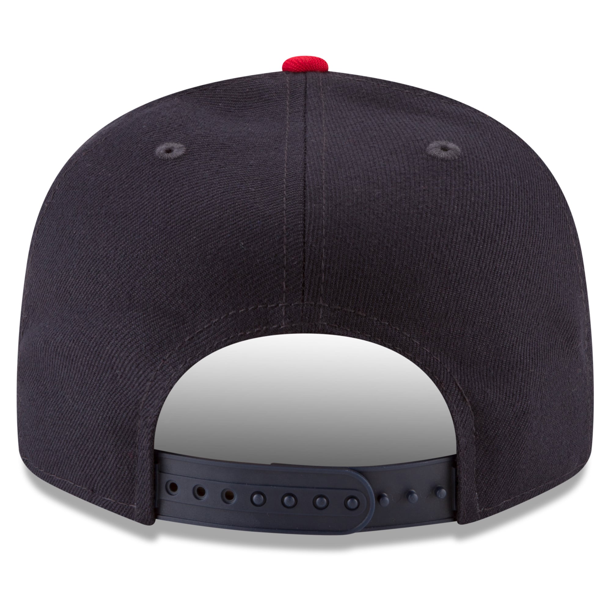 Casquette snapback New Era 9FIFTY pour homme, bleu marine, Atlanta Braves, 2026 MLB, écusson latéral, séries éliminatoires.
