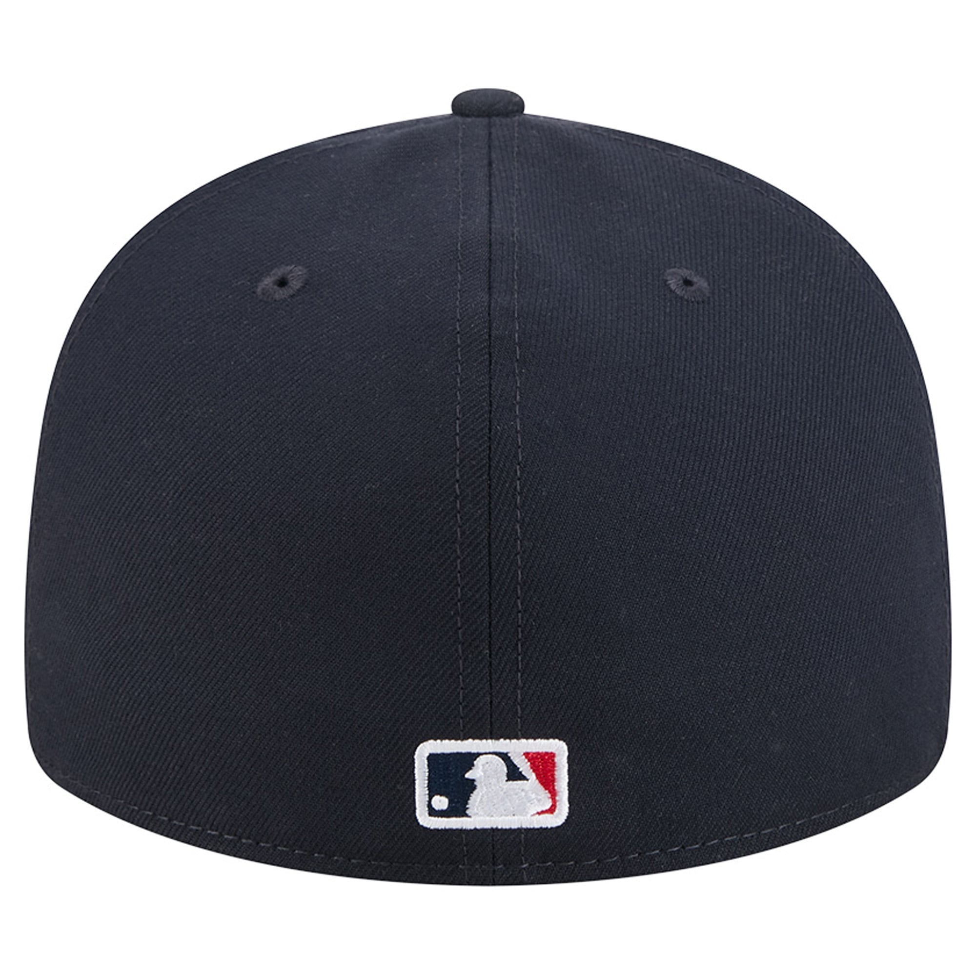 Casquette ajustée New Era 59FIFTY pour homme, bleu marine, pin Atlanta Braves City Icon.