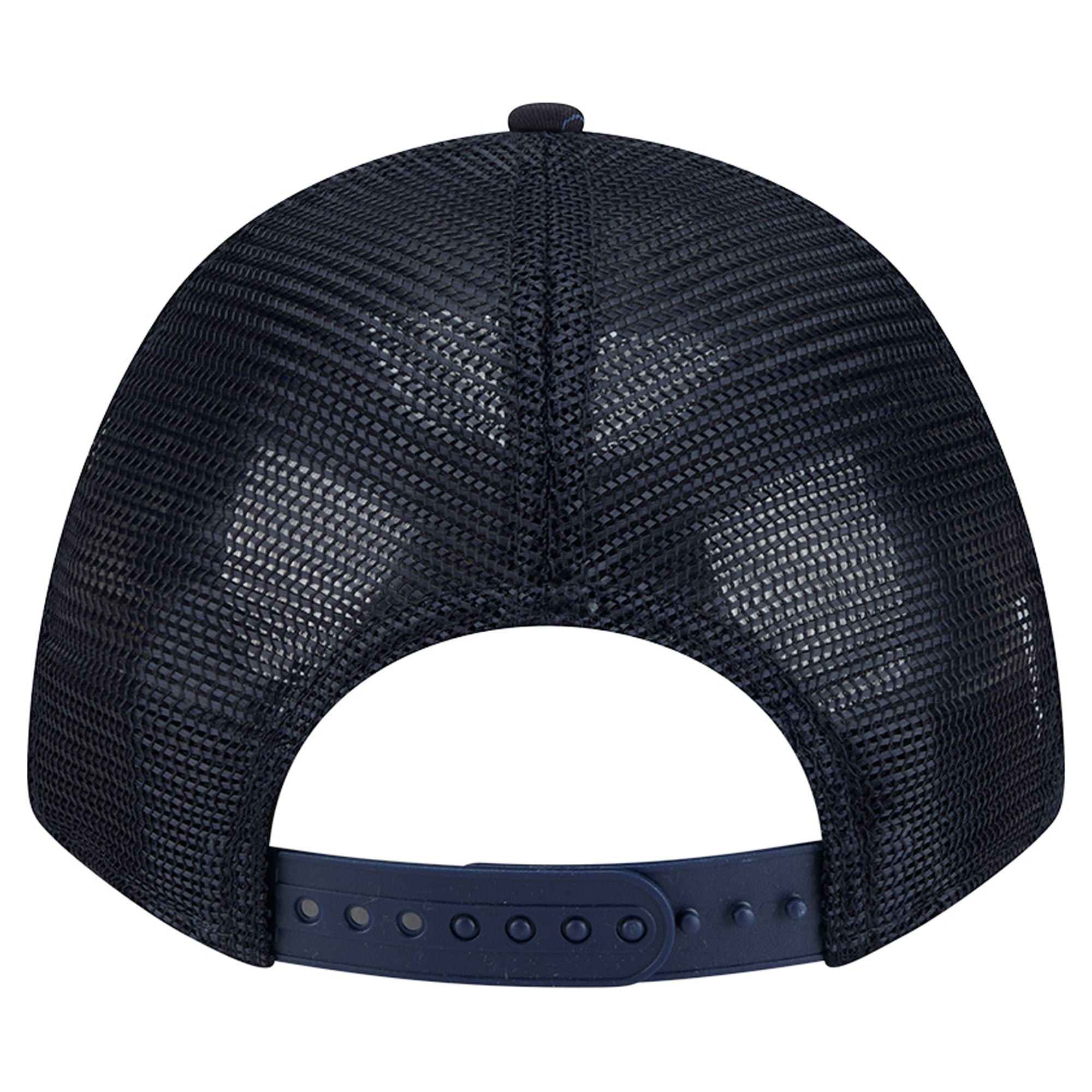 Men's New Era Navy Atlanta Braves Tonal Icon 9FORTY M-Crown Adjustable Trucker Hat