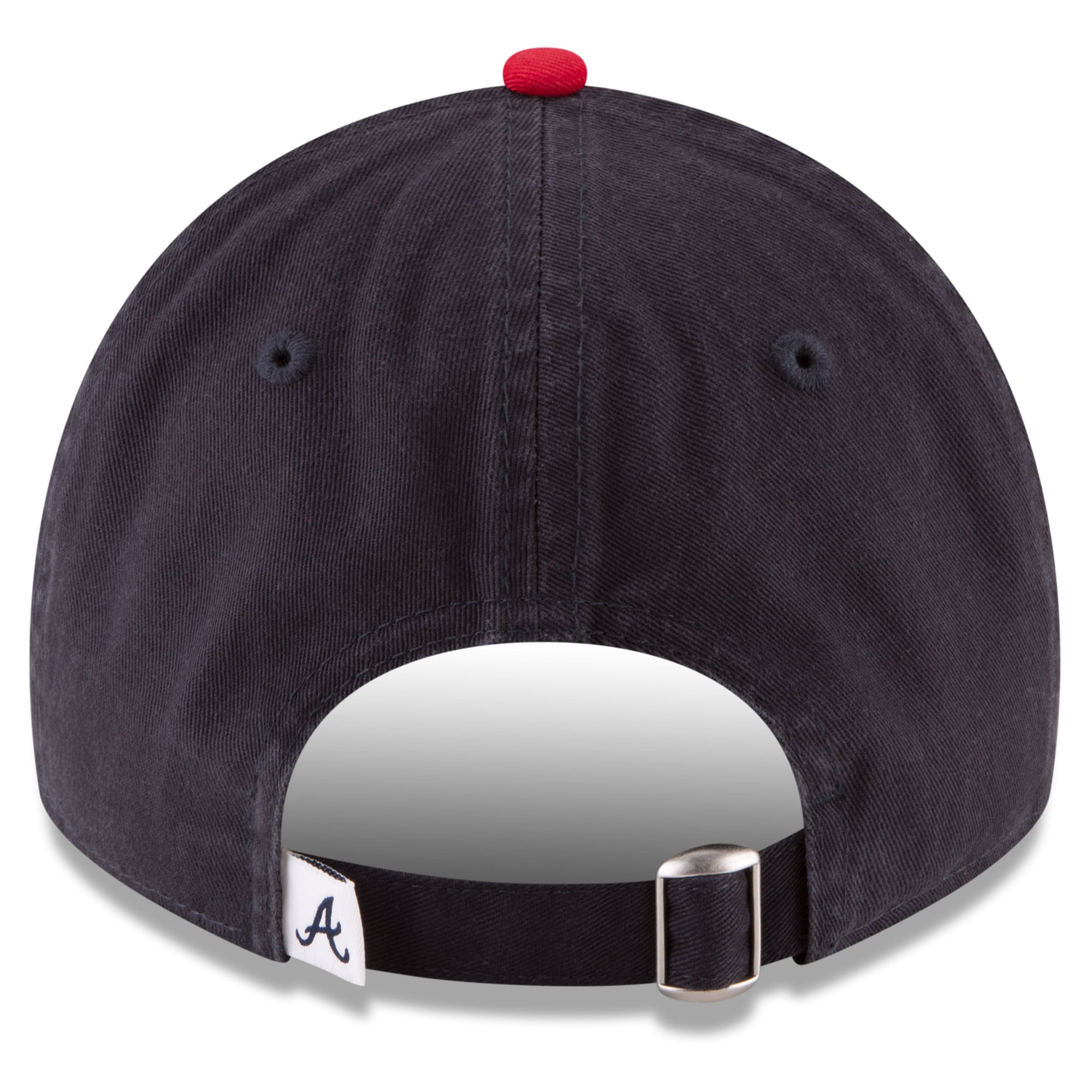 Casquette ajustable New Era Atlanta Braves 2026 MLB Postseason Side Patch 9TWENTY pour homme, bleu marine et rouge