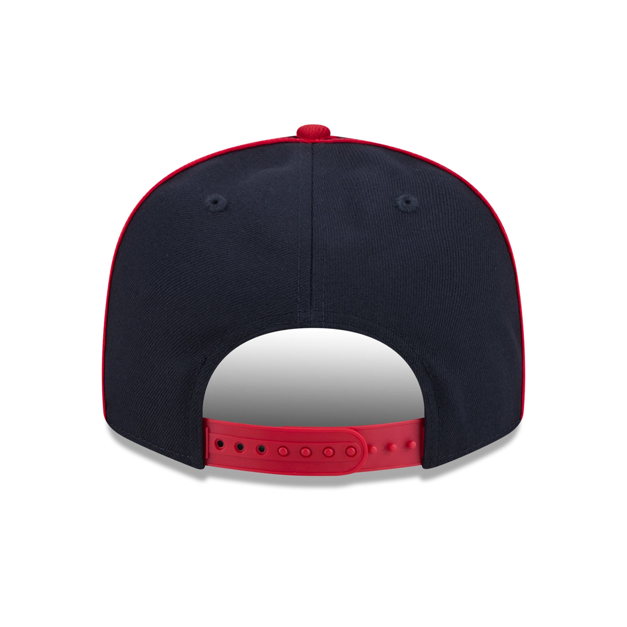 Casquette snapback New Era 9FIFTY Soutache pour homme, bleu marine et rouge, Atlanta Braves