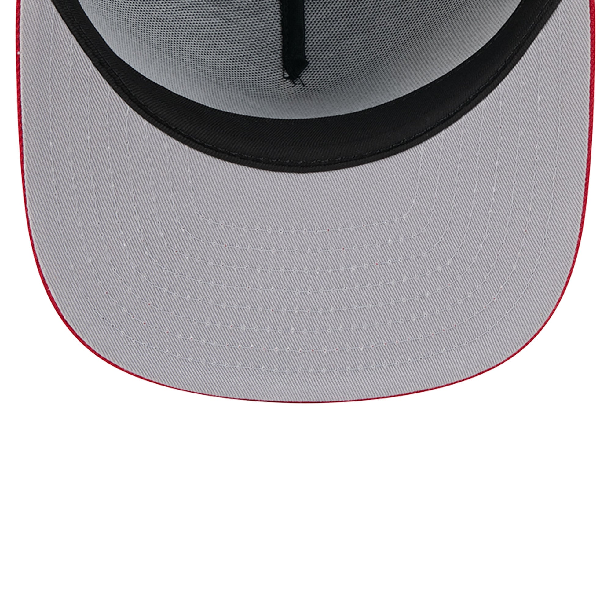 Casquette snapback New Era Atlanta Braves bleu marine/rouge à motif chenille dégradé A-Frame 9FIFTY pour homme
